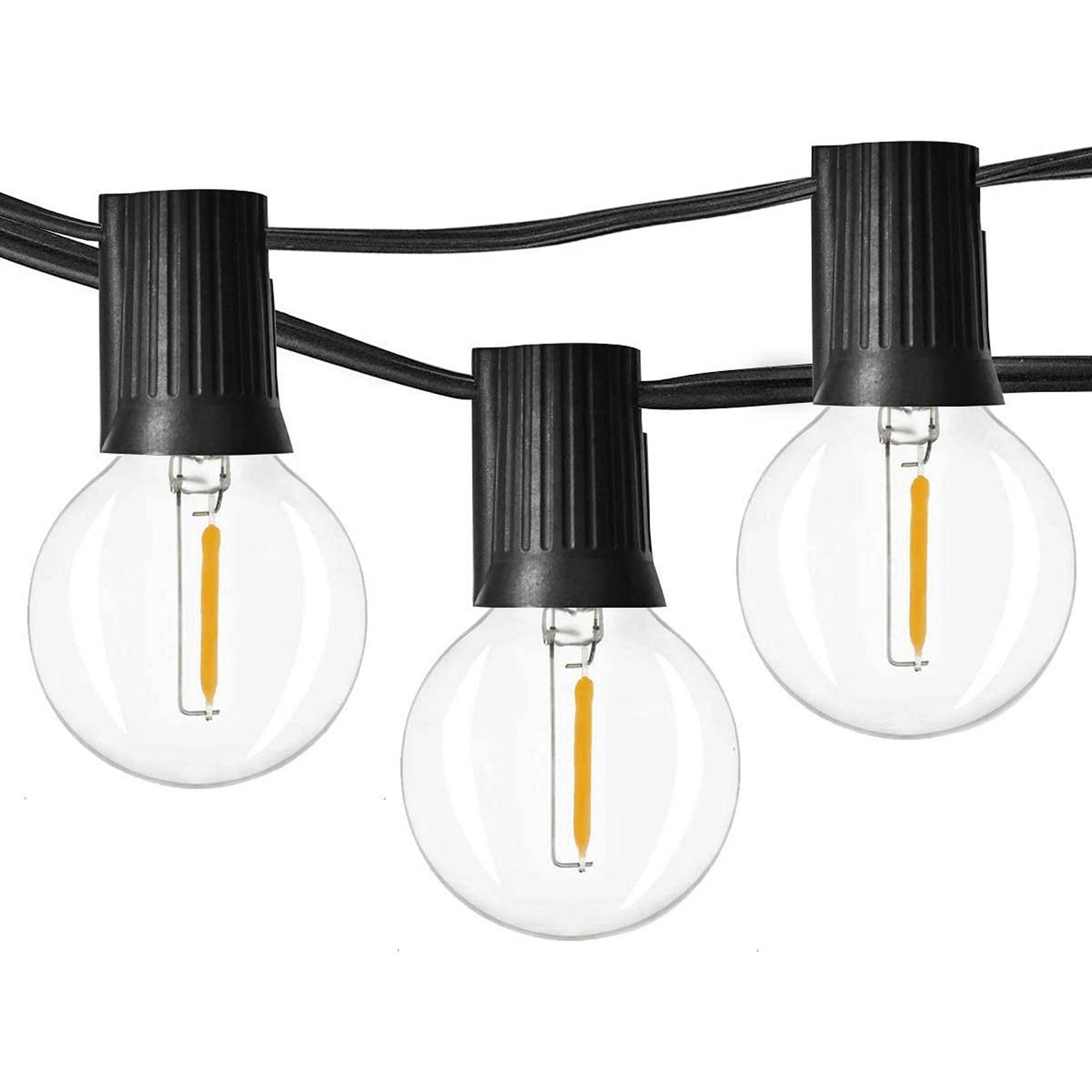 24 ft LED Seasonal String Light G40 1W 2700K