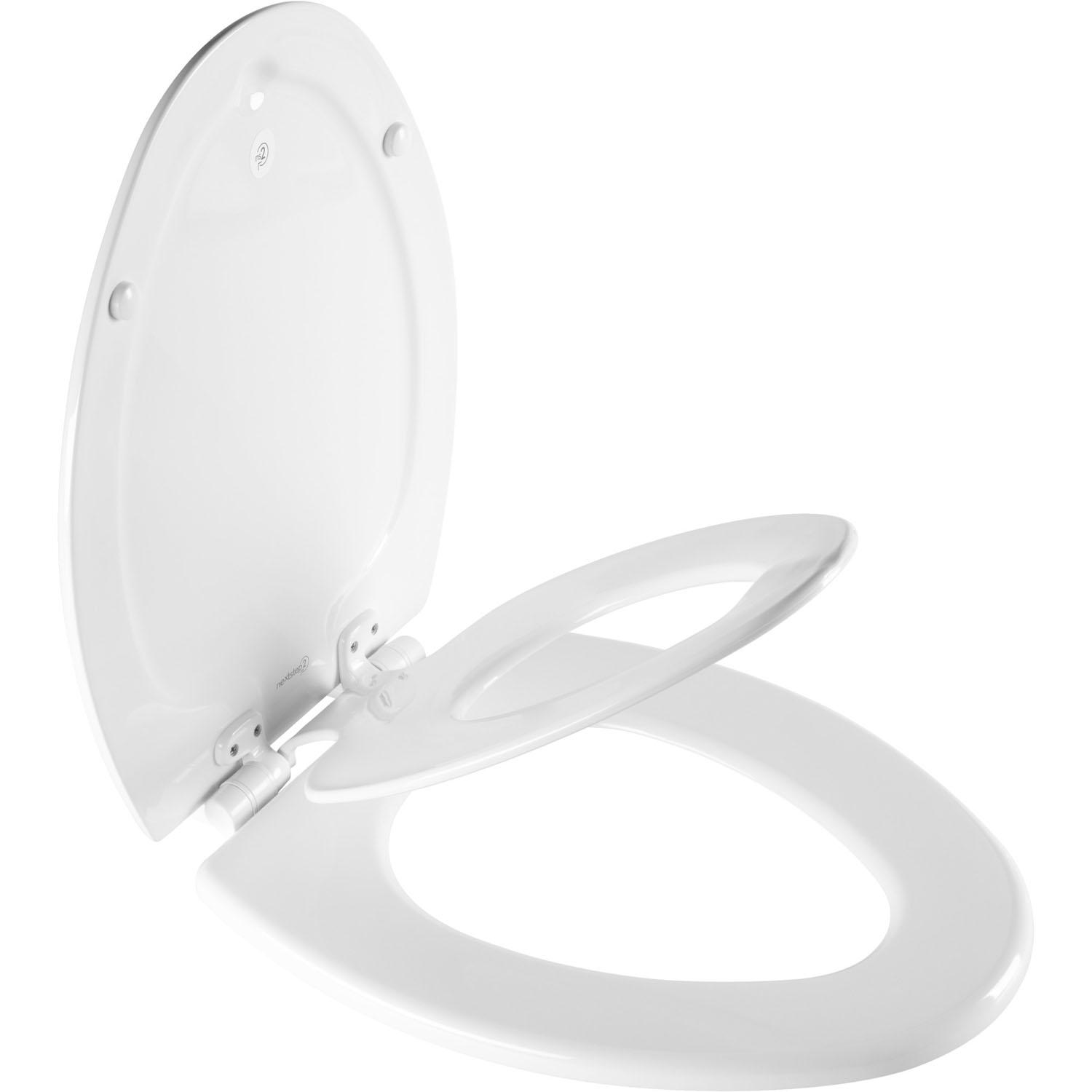NextStep2 Elongated Toilet Seat With Built In Potty Seat