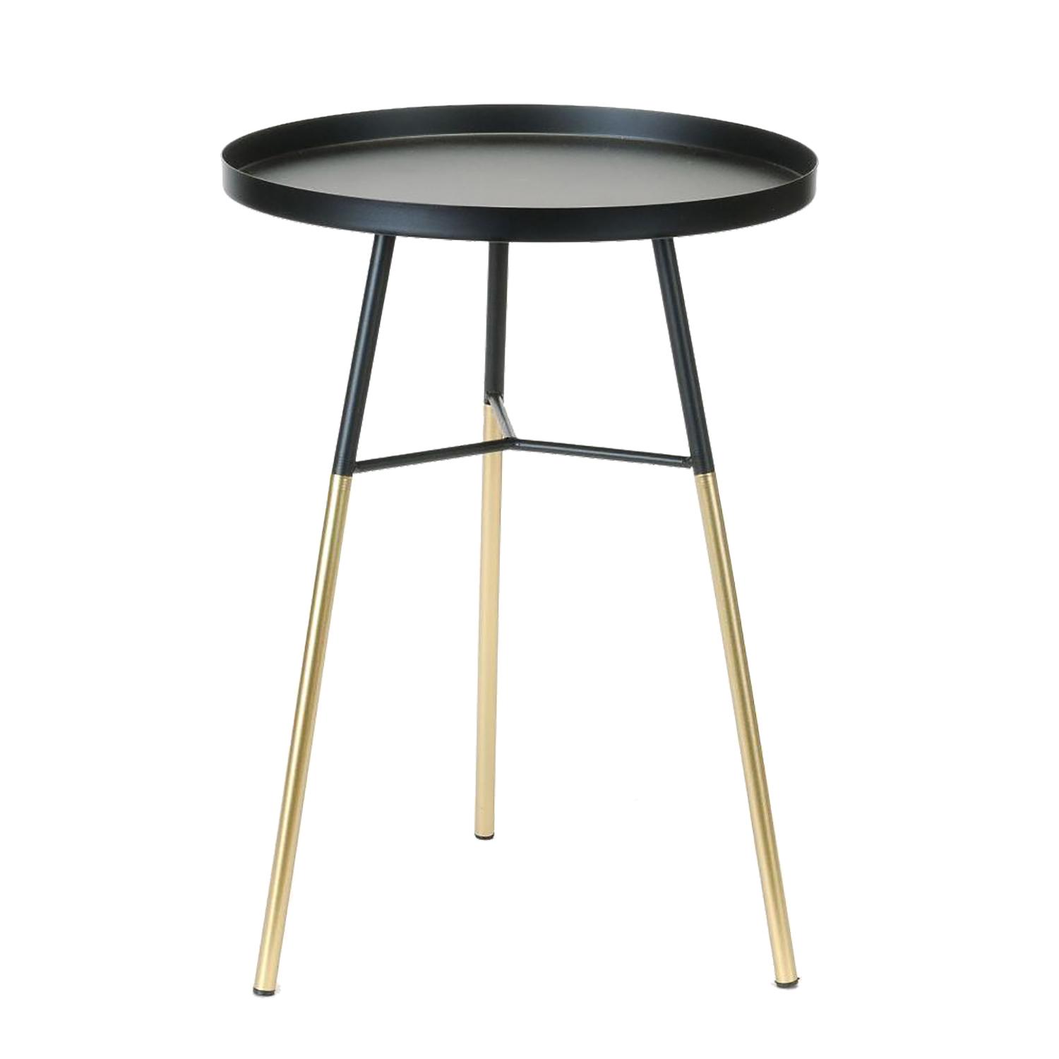 Black And Gold Plant Stand