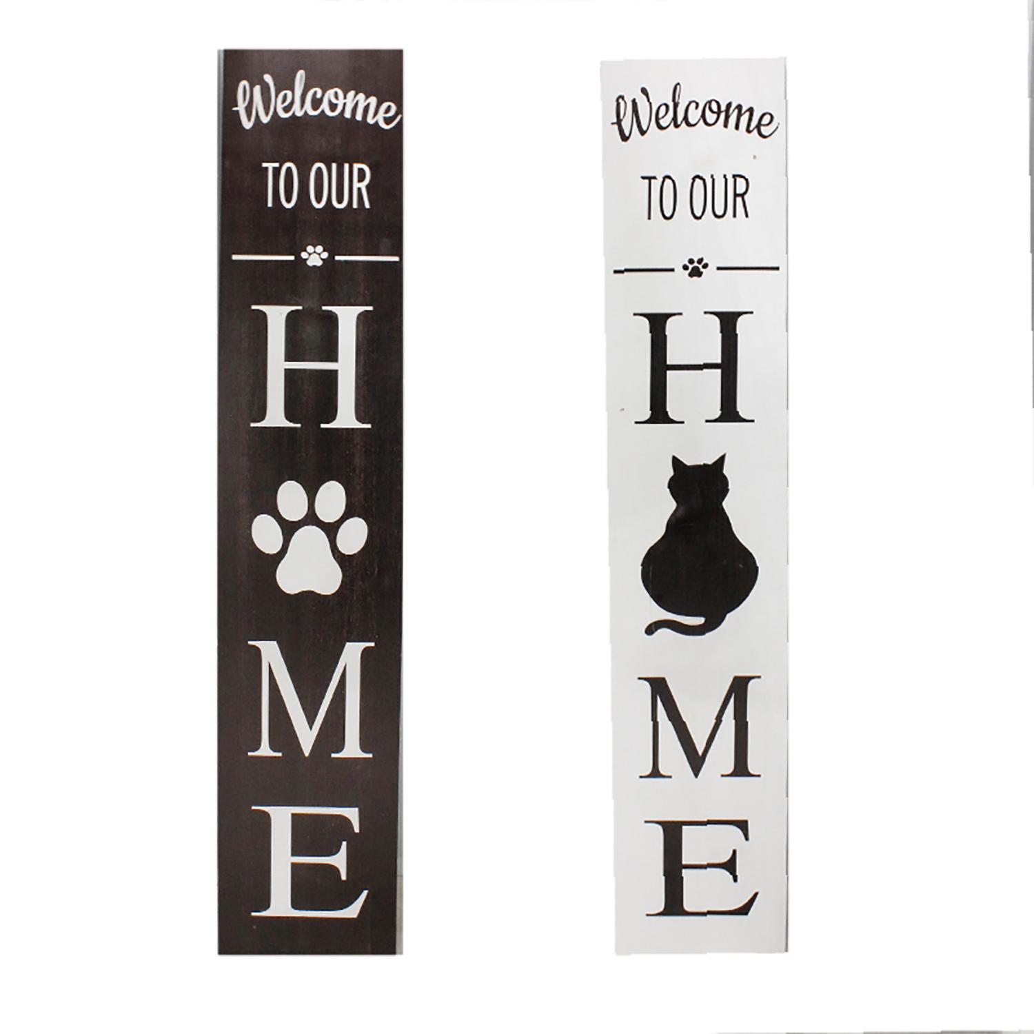 48" x 8" Pet Home Porch Sign