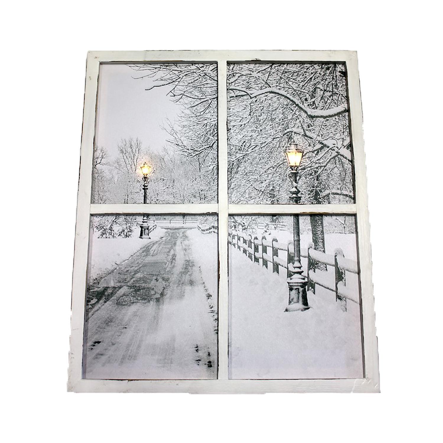 23.5" x 20" LED Window Lampost Canvas