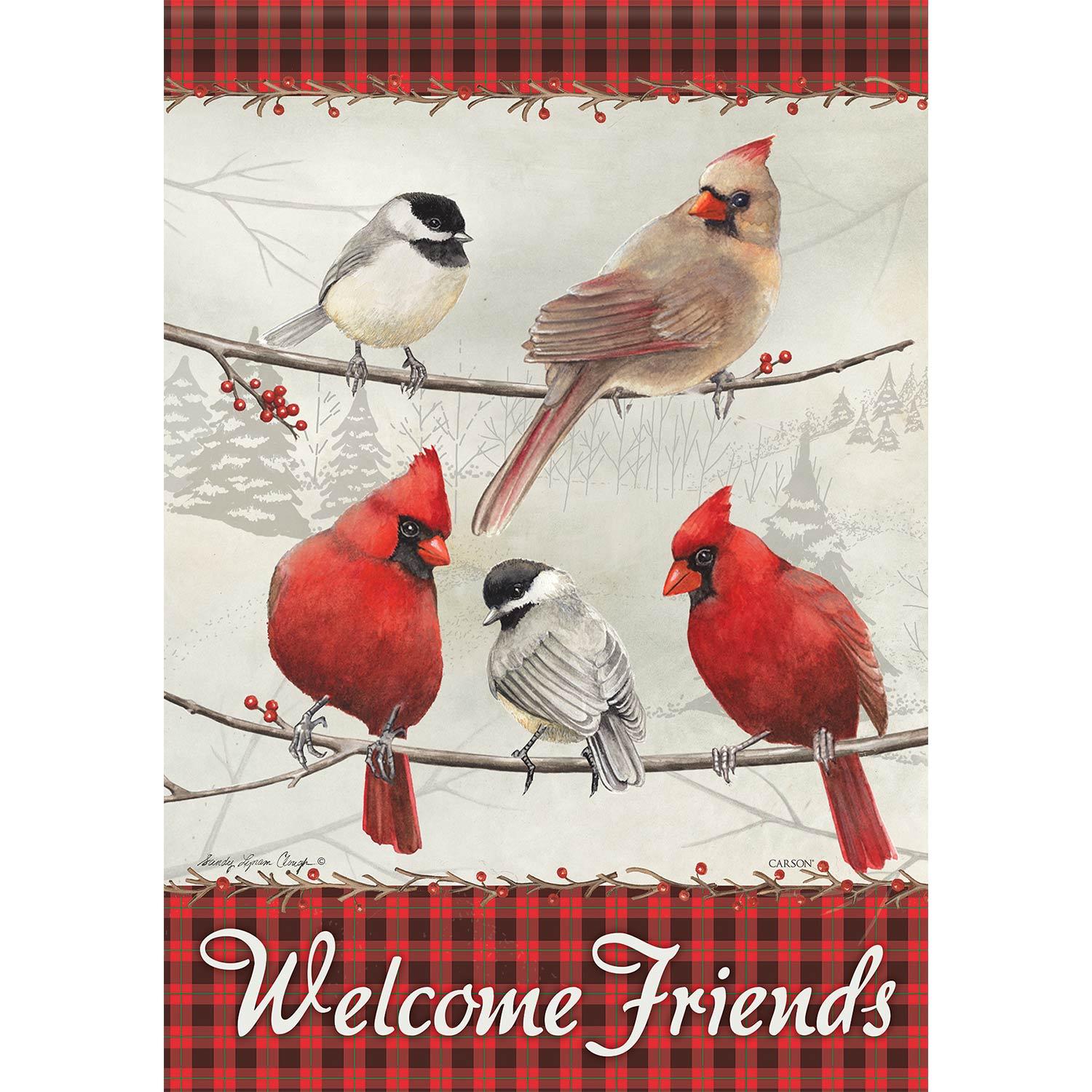 Spring Garden Flag Friends Welcome
