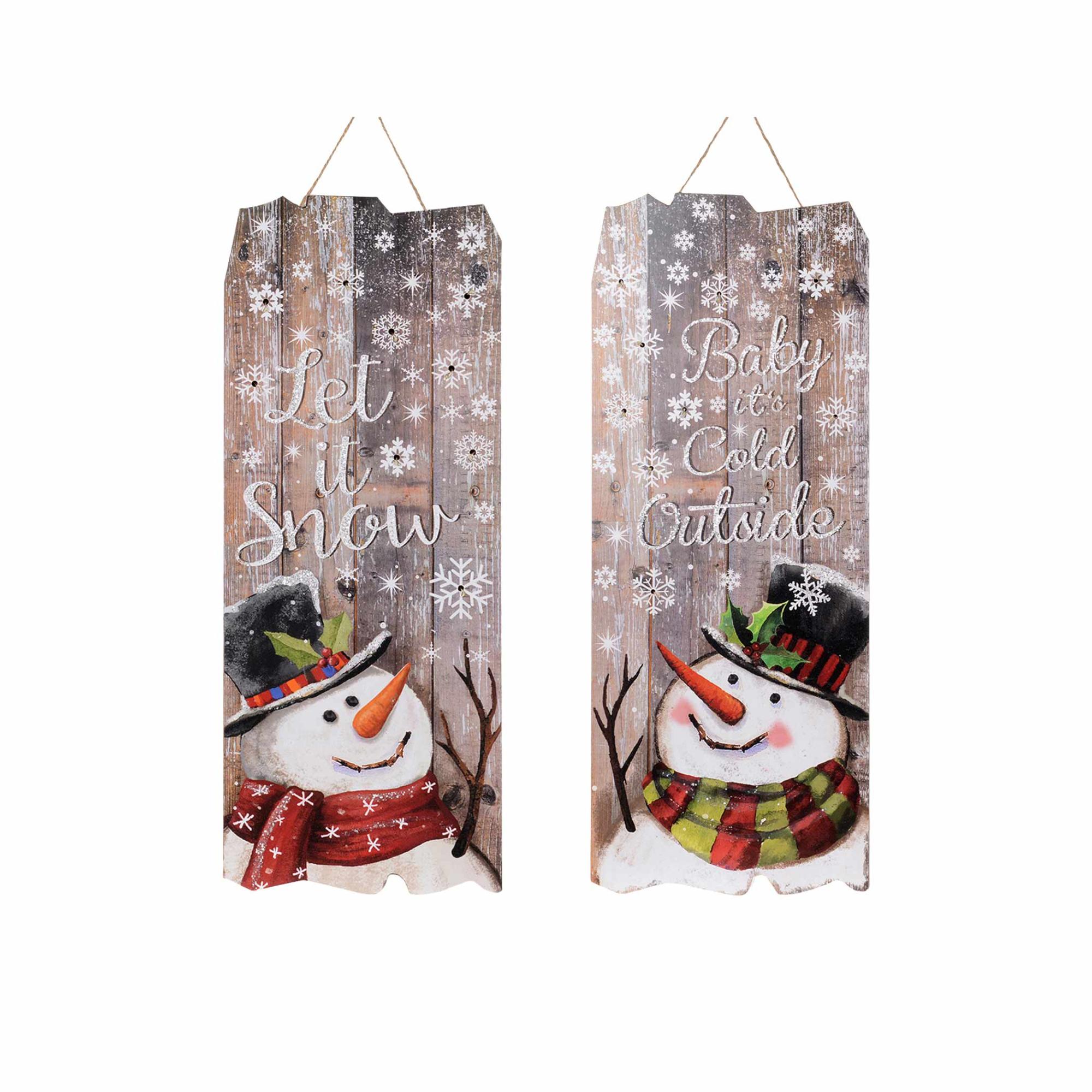 19" x 8" Frosted LED Plaque-Assorted