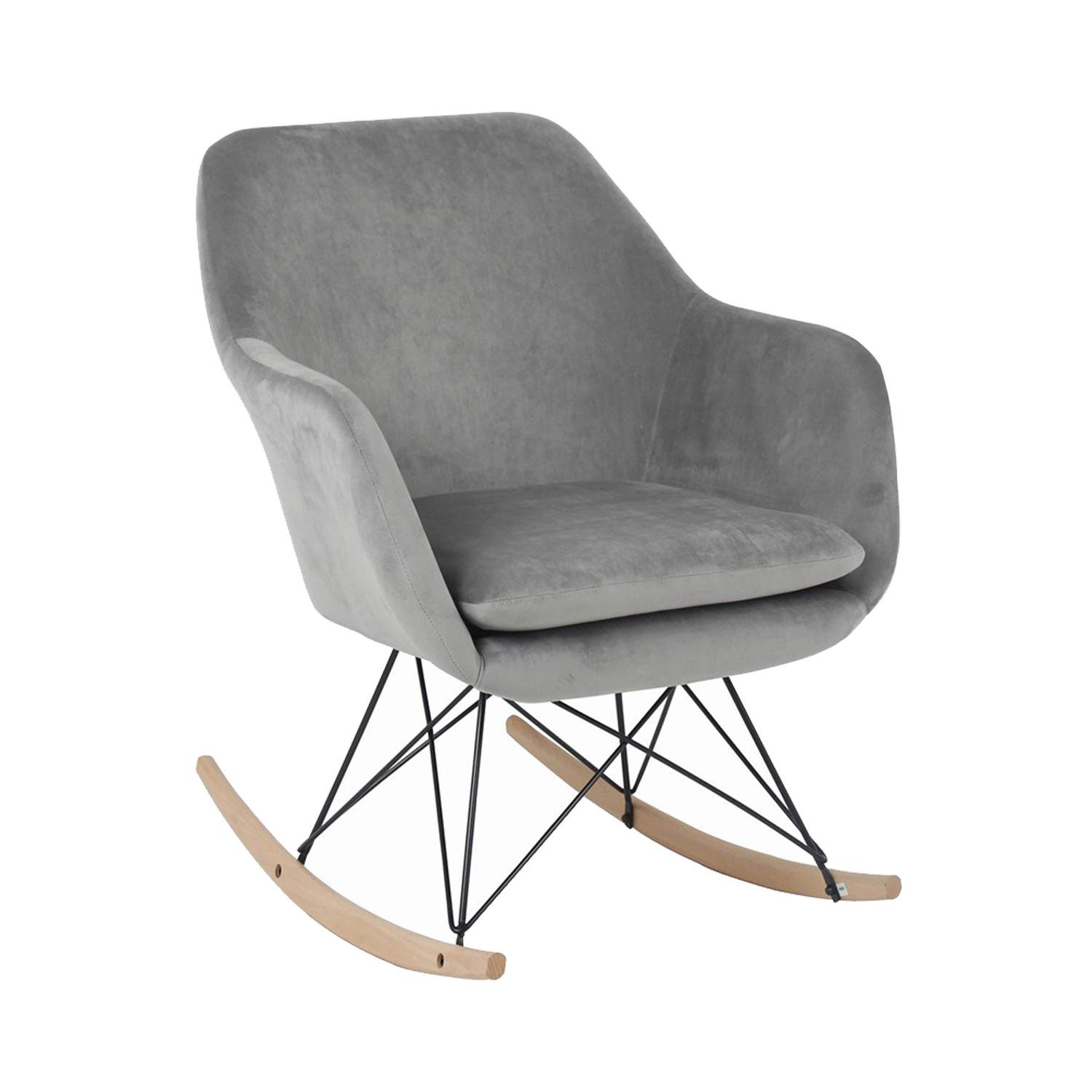 Grey Rocker Chair