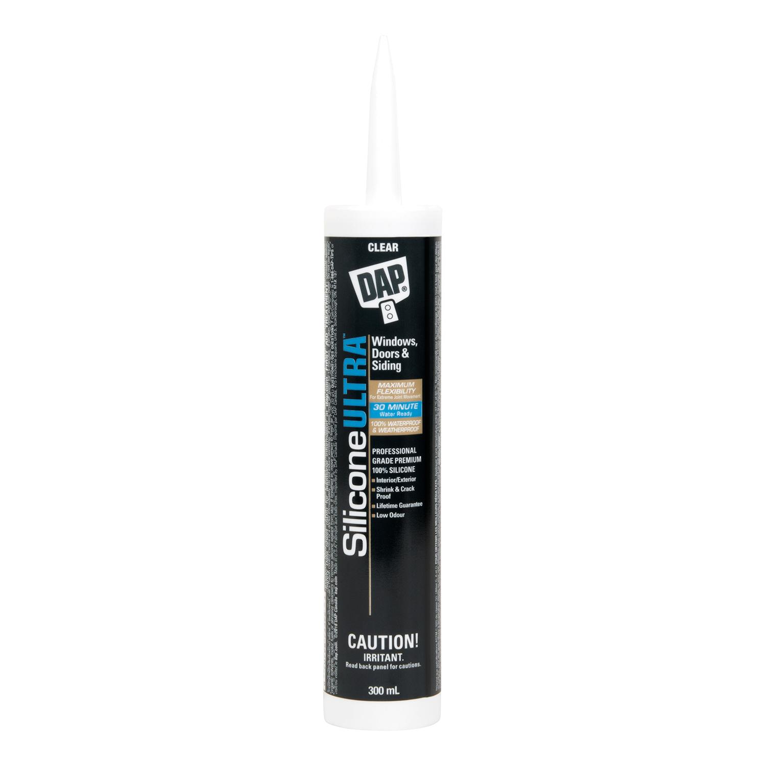 DAP Silicone Ultra Window, Door & Siding Clear 300mL