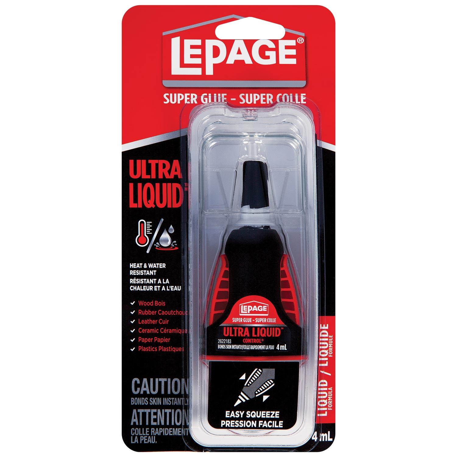Super colle à contrôle liquide Ultra LePage 4 ml
