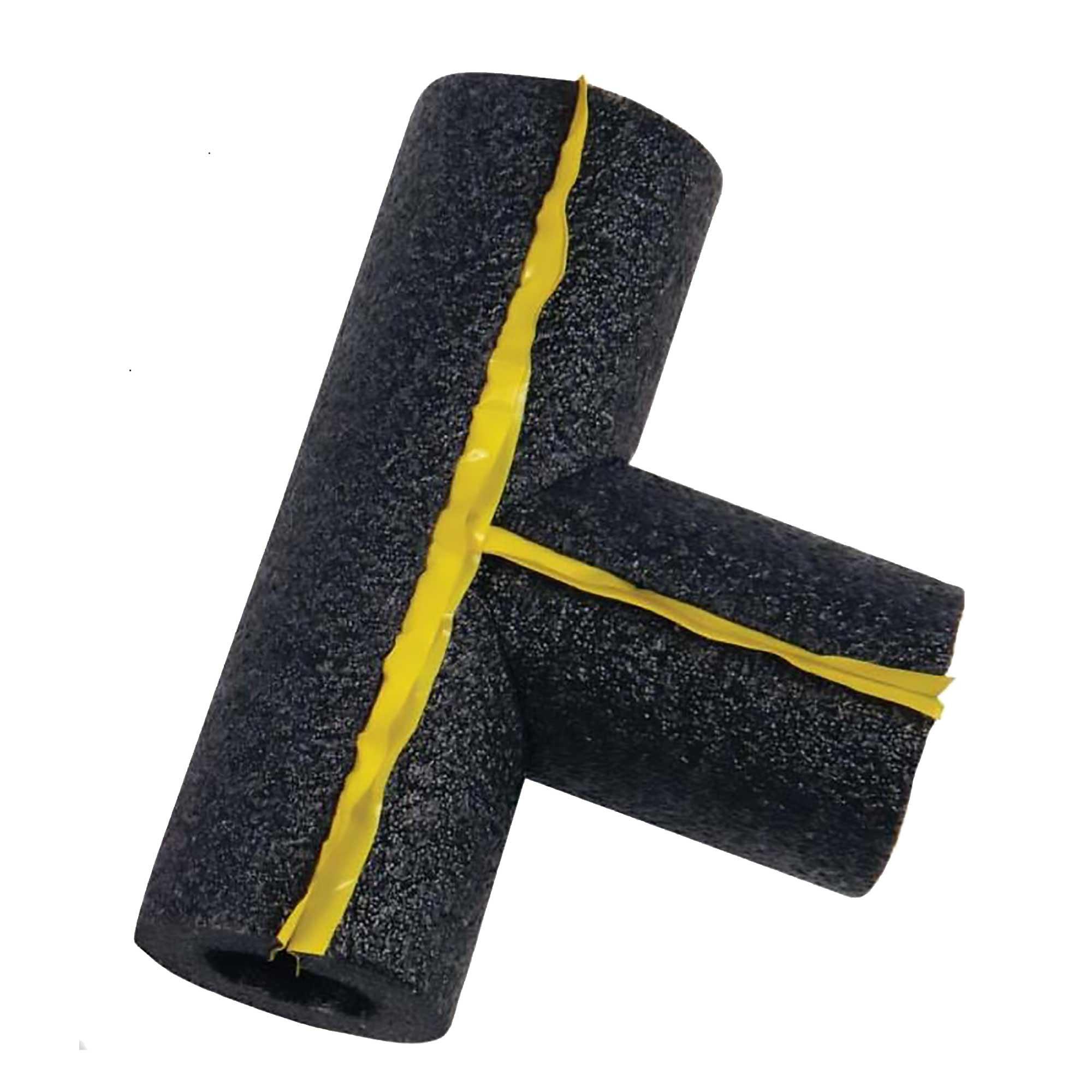 Isolant de tuyau en T auto-scellant 1/2 po paroi x 1 1/8 po