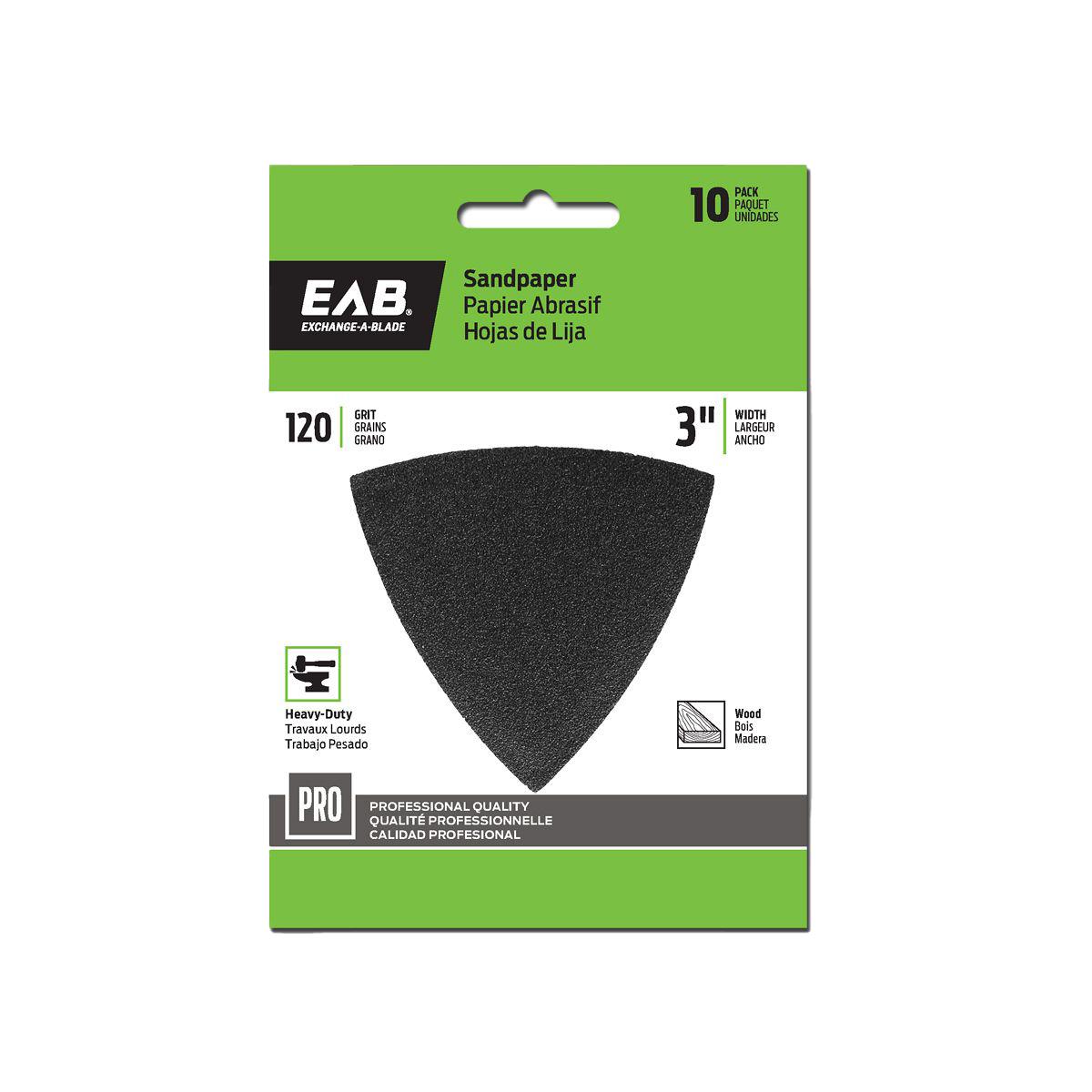 3" x 120 Grit Sandpaper Professional Oscillating Accessory-
