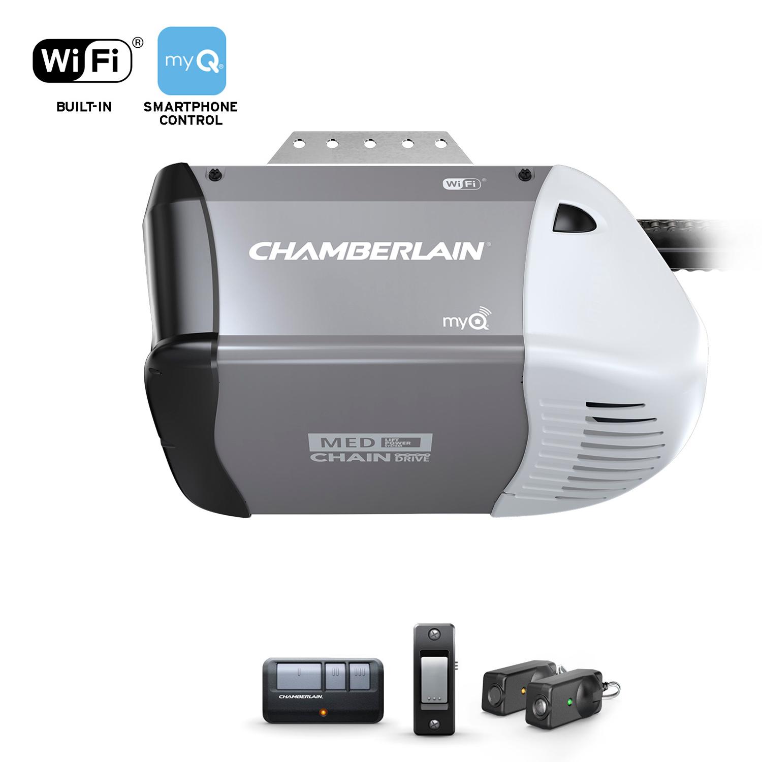 1/2HP Chain Drive MYQ Smart Garage Door Opener