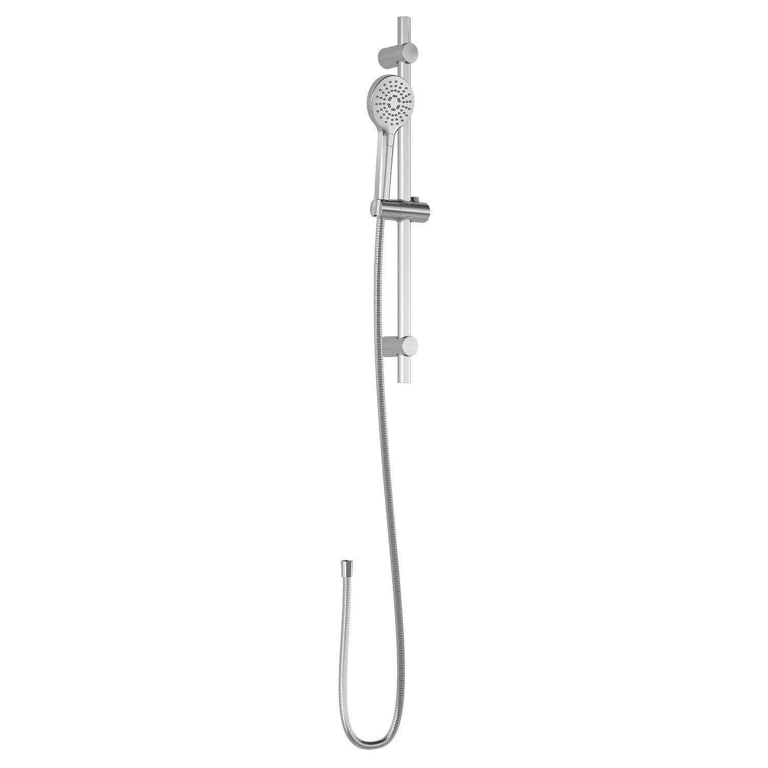 Basico Handshower With Wallbar and 60" Metal Hose Round-Chro