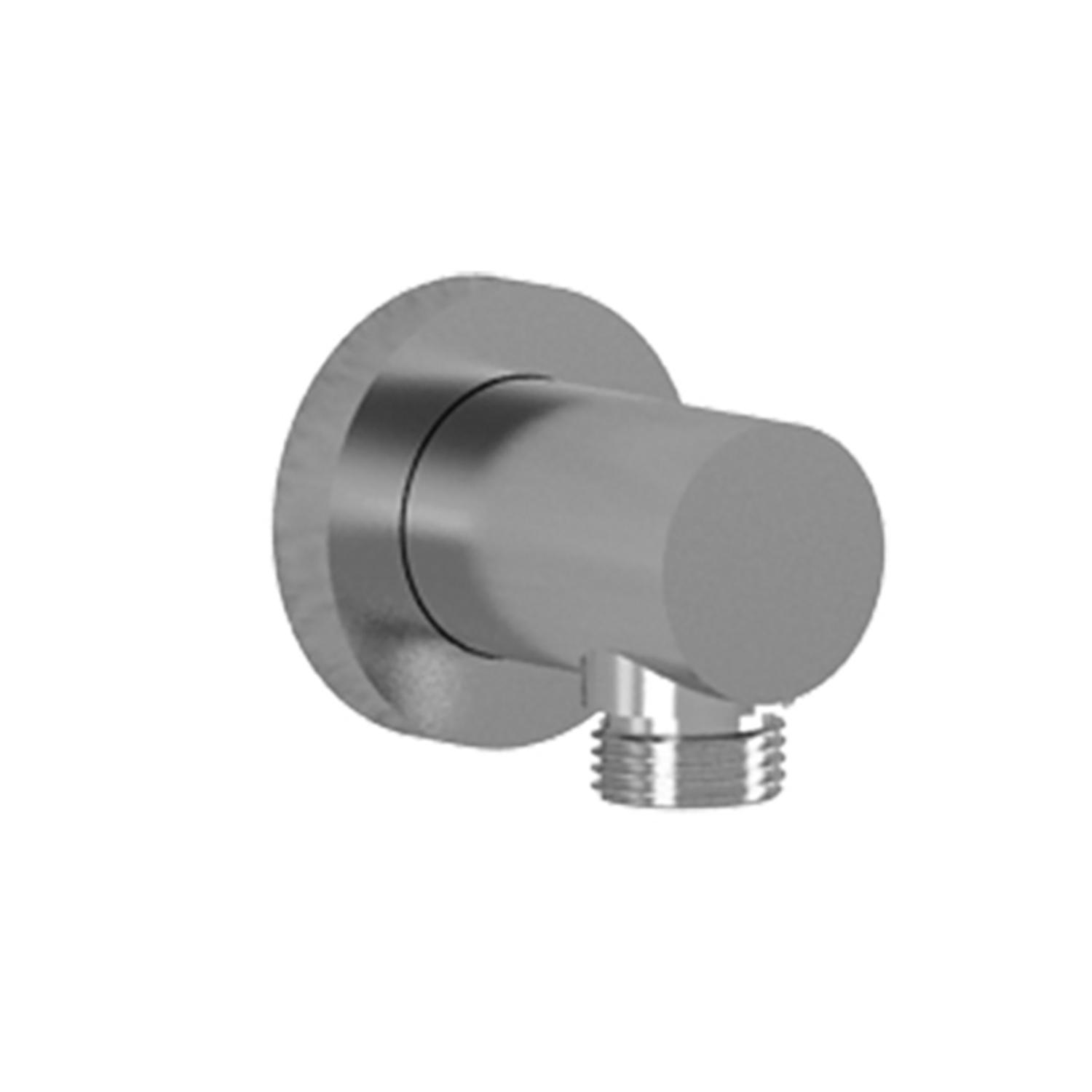 Basico Shower Round Wall Outlet-Chrome