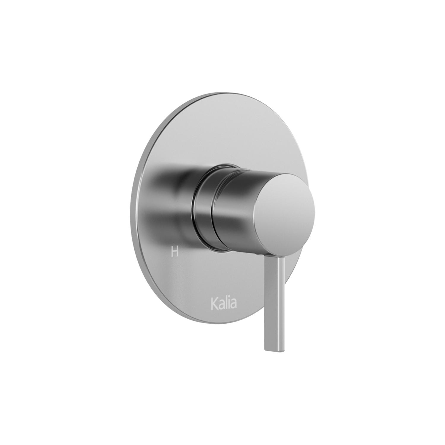 Basico Shower Trim Valve Round-Chrome