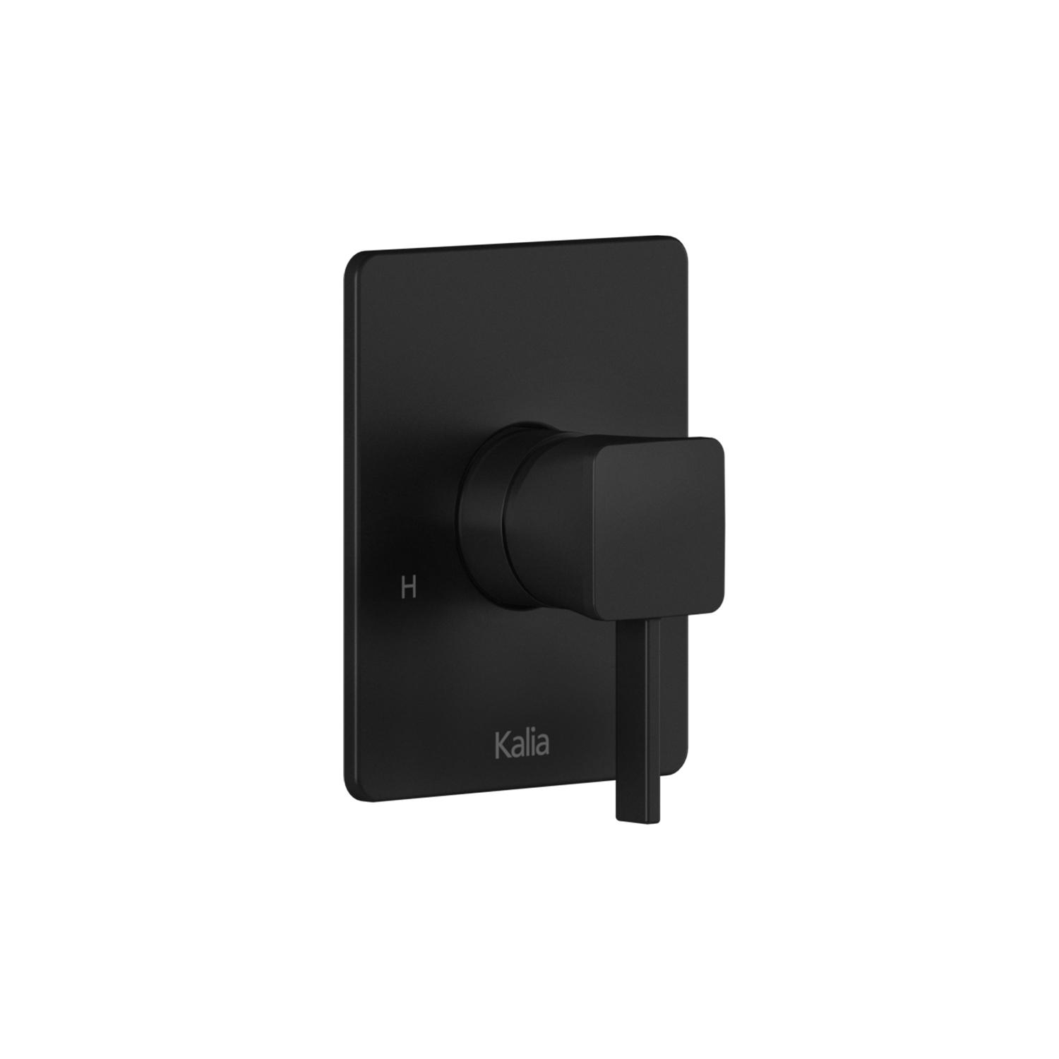 Sobrio Square Shower Trim Valve-Black