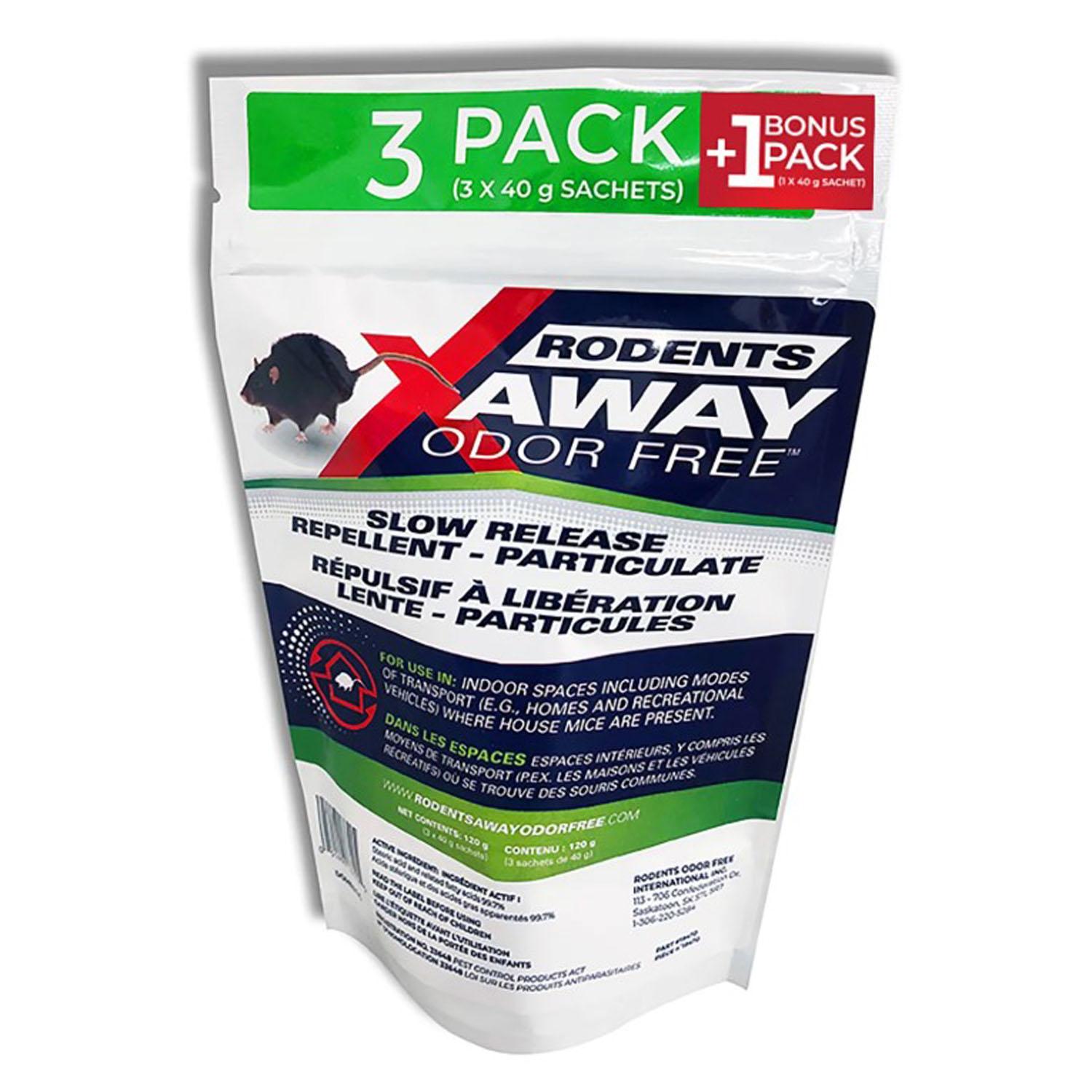 Rodents Away Odor Free 4-Pack
