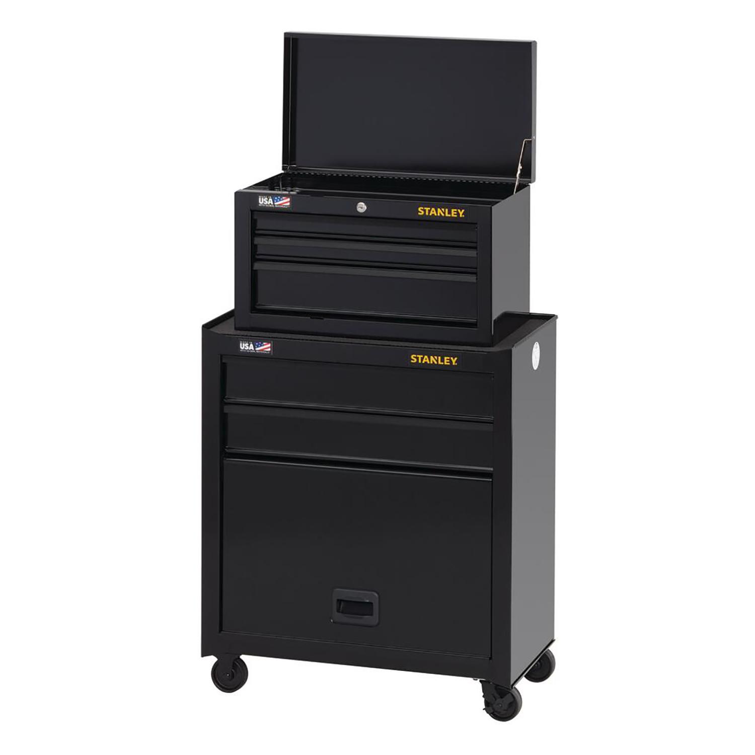 100 Series 26" 5 Drawer Tool And Chest Center-Black