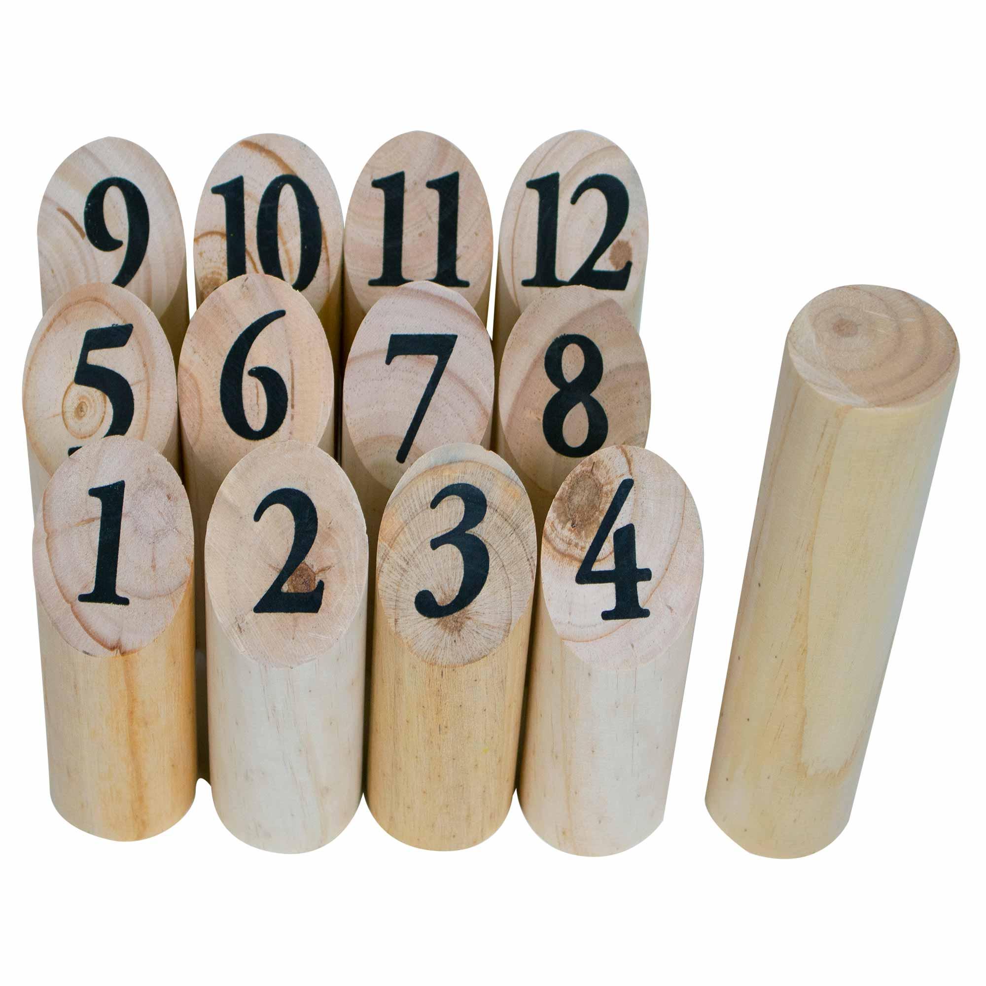 Bloc en bois avec chiffres