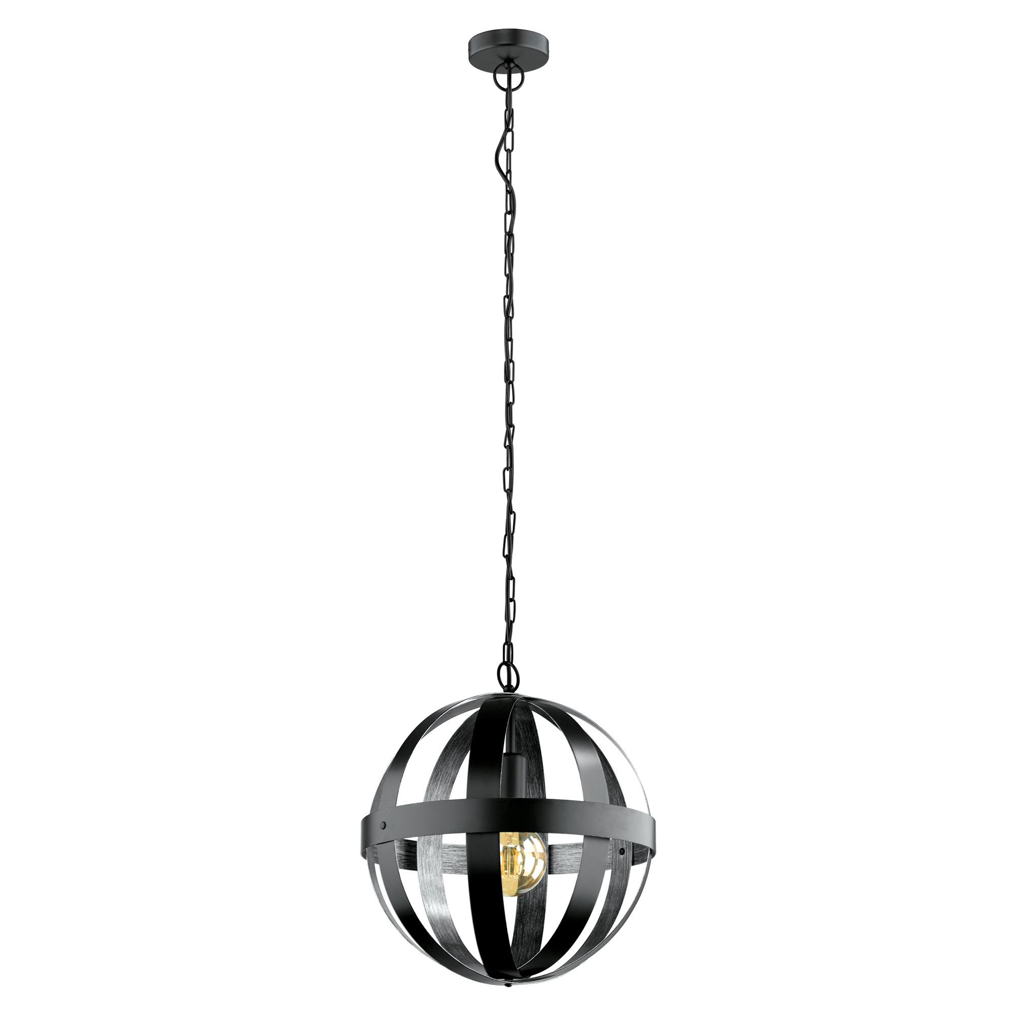 Luminaire suspendu Westbury, fini noir