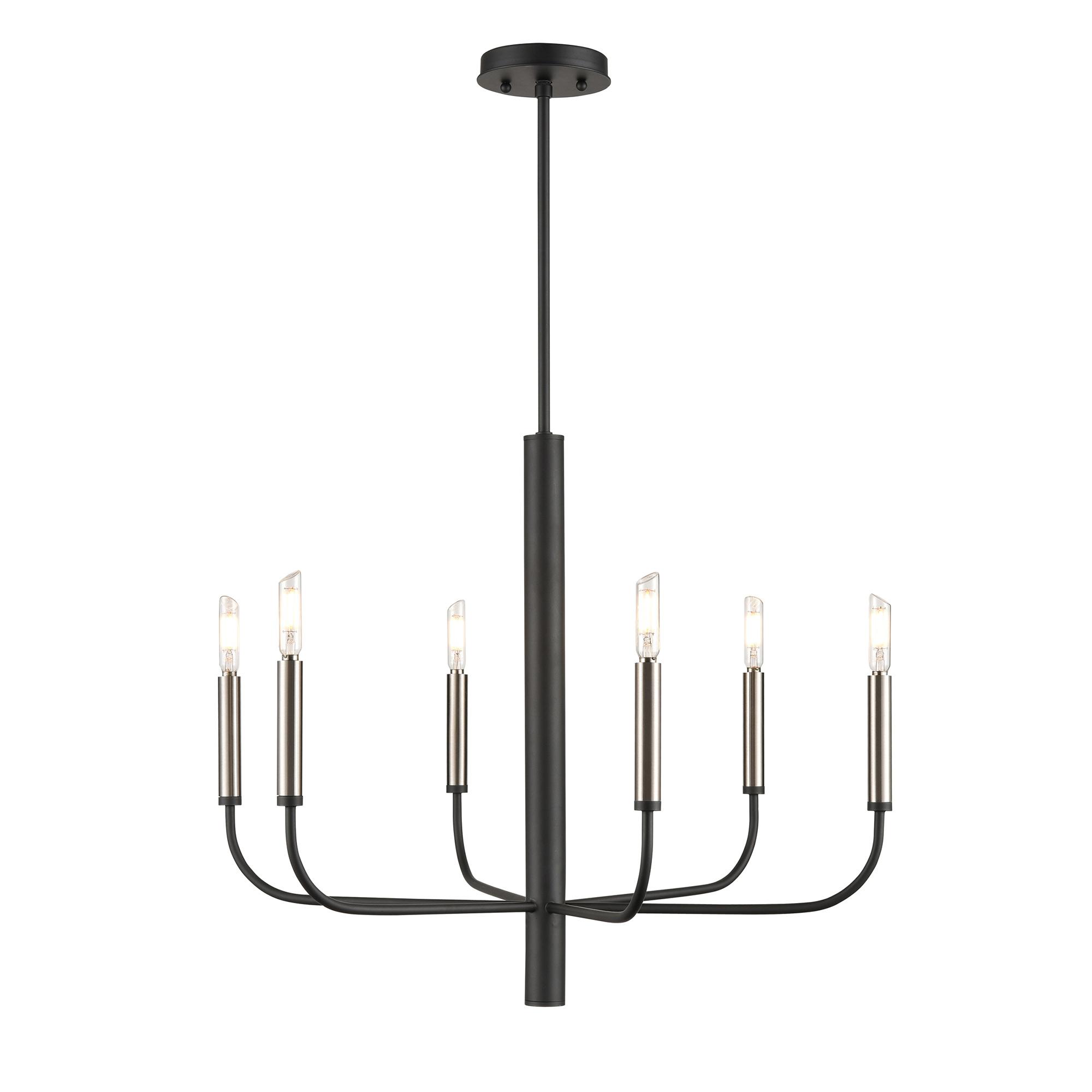 Olivia 25" 6-Light Chandelier