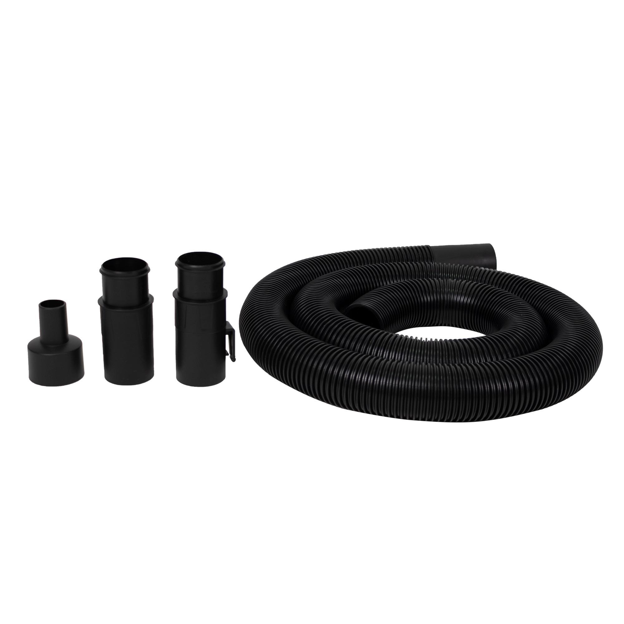 2-1/2" x 8' Vacuum Hose With 2 Hose Ends And 1 Adapter