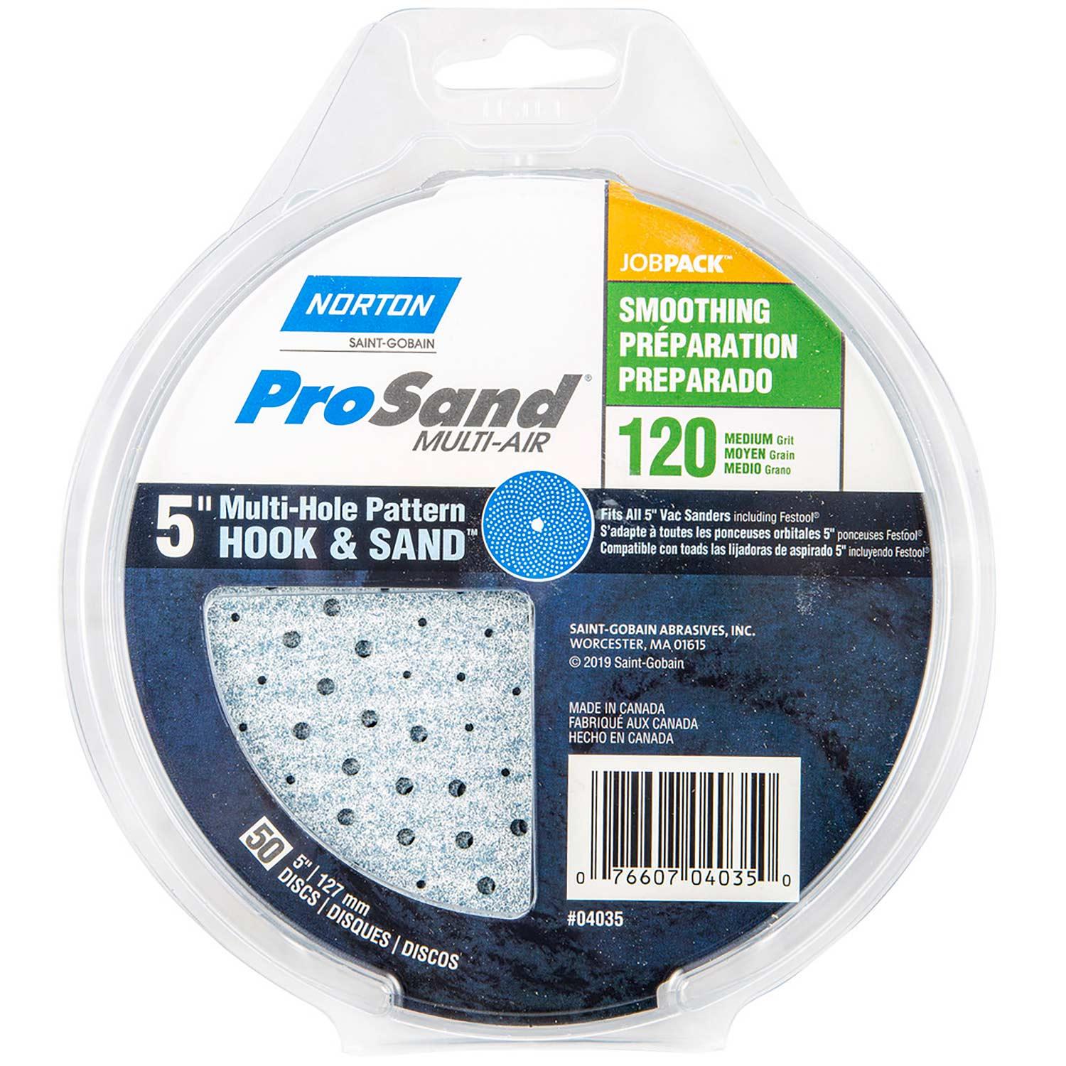 5" ProSand Multi-Air Cyclonic Hook And Sand Discs 120 Grit-5