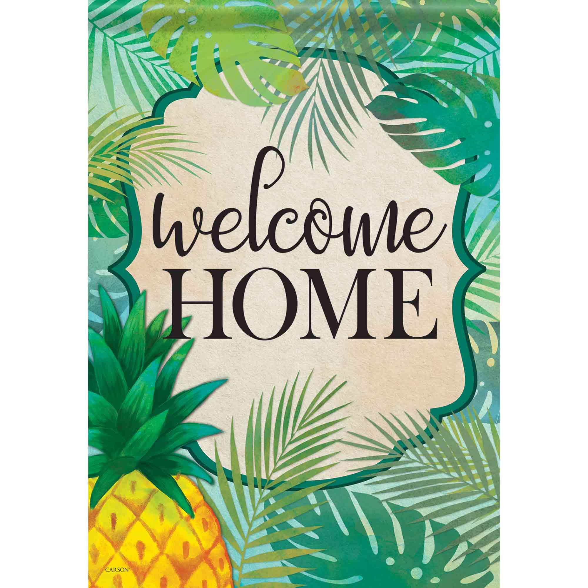 Summer Garden Flag Welcome Home
