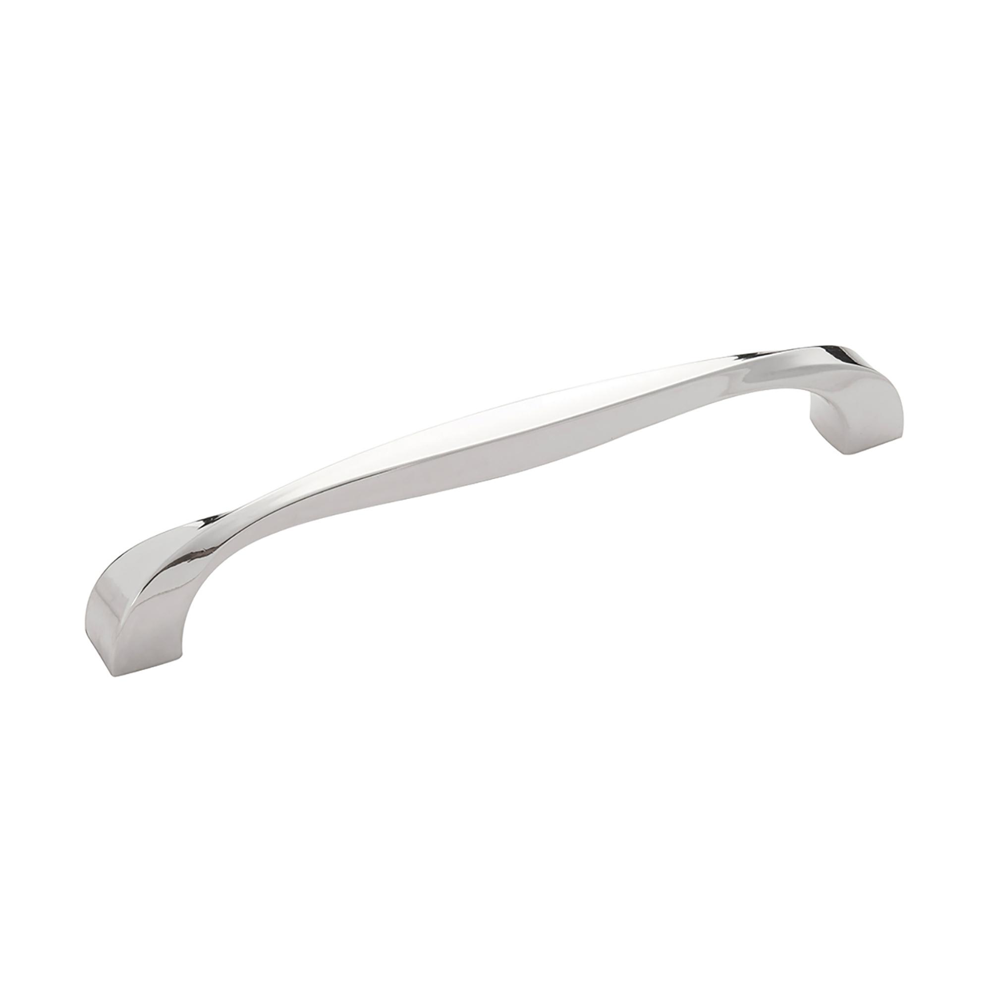 Twist 160mm Polished Nickel Pull