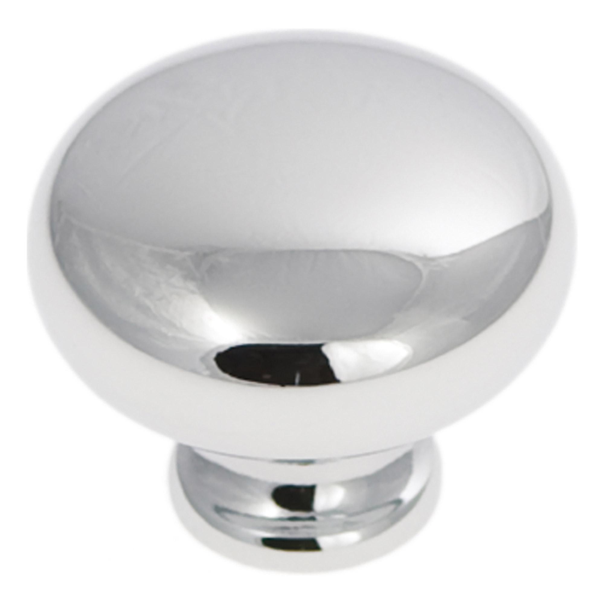 Cottage 1-1/4" Diameter Chrome Knob