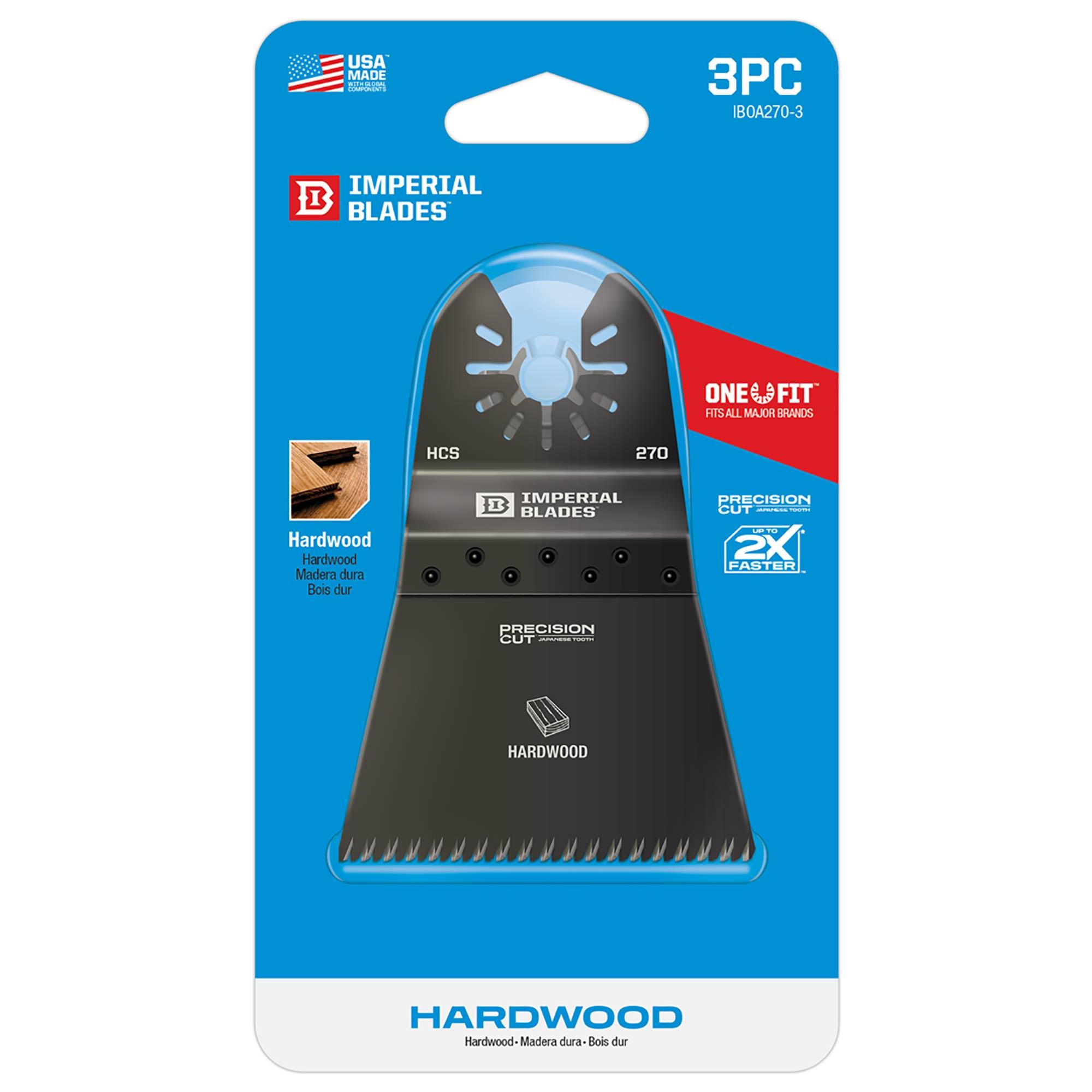 One Fit 2-1/2" Japanese Tooth Hardwood Blade-3/Pack