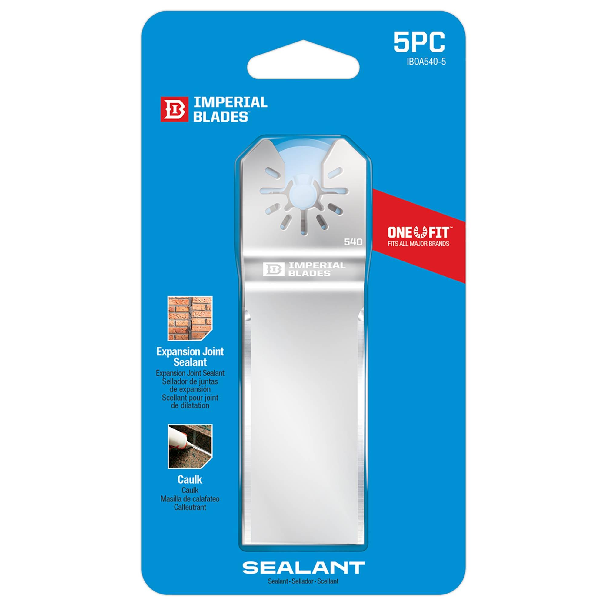 One Fit Straight Sealant Cutter-5/Pack