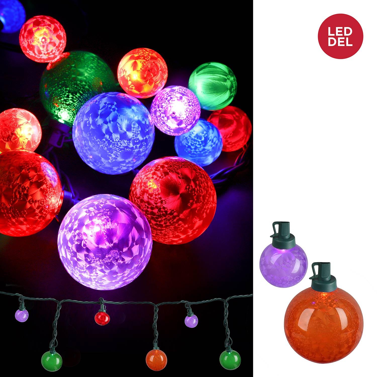 G40 & G60 Mix LED Light Set with 25 Multi-Colour Lights