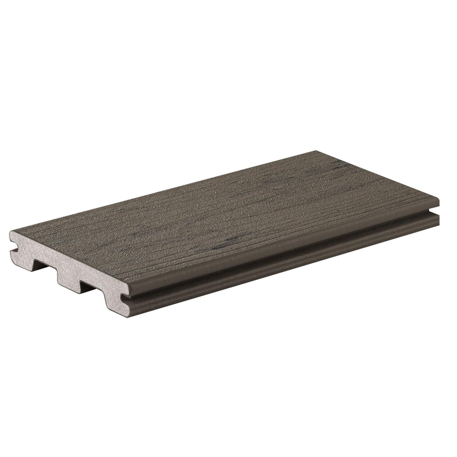 Silver Maple Composite 12' Grooved Deck Board