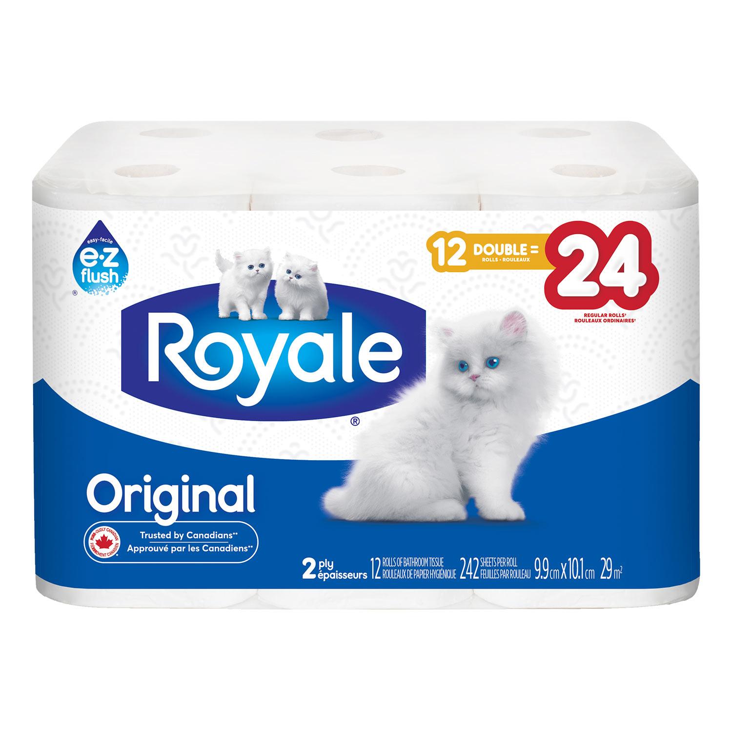 12 Roll 2 Ply Double Bath Tissue