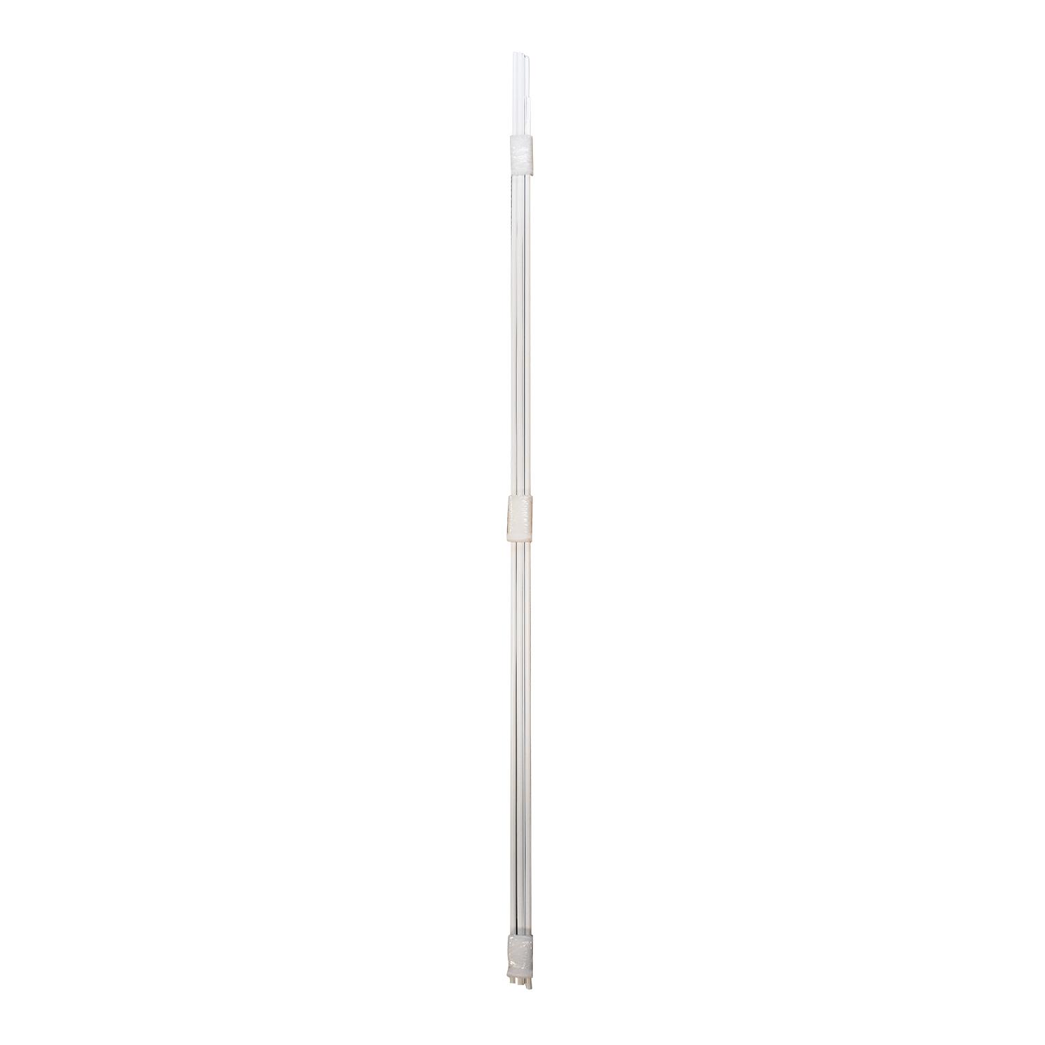 Compression Aluminum Door Jamb with Vinyl Insert 36" - White
