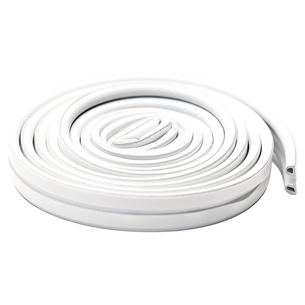 17' Premium Rubber Foam Tape Self-Stick "P" Profile - White