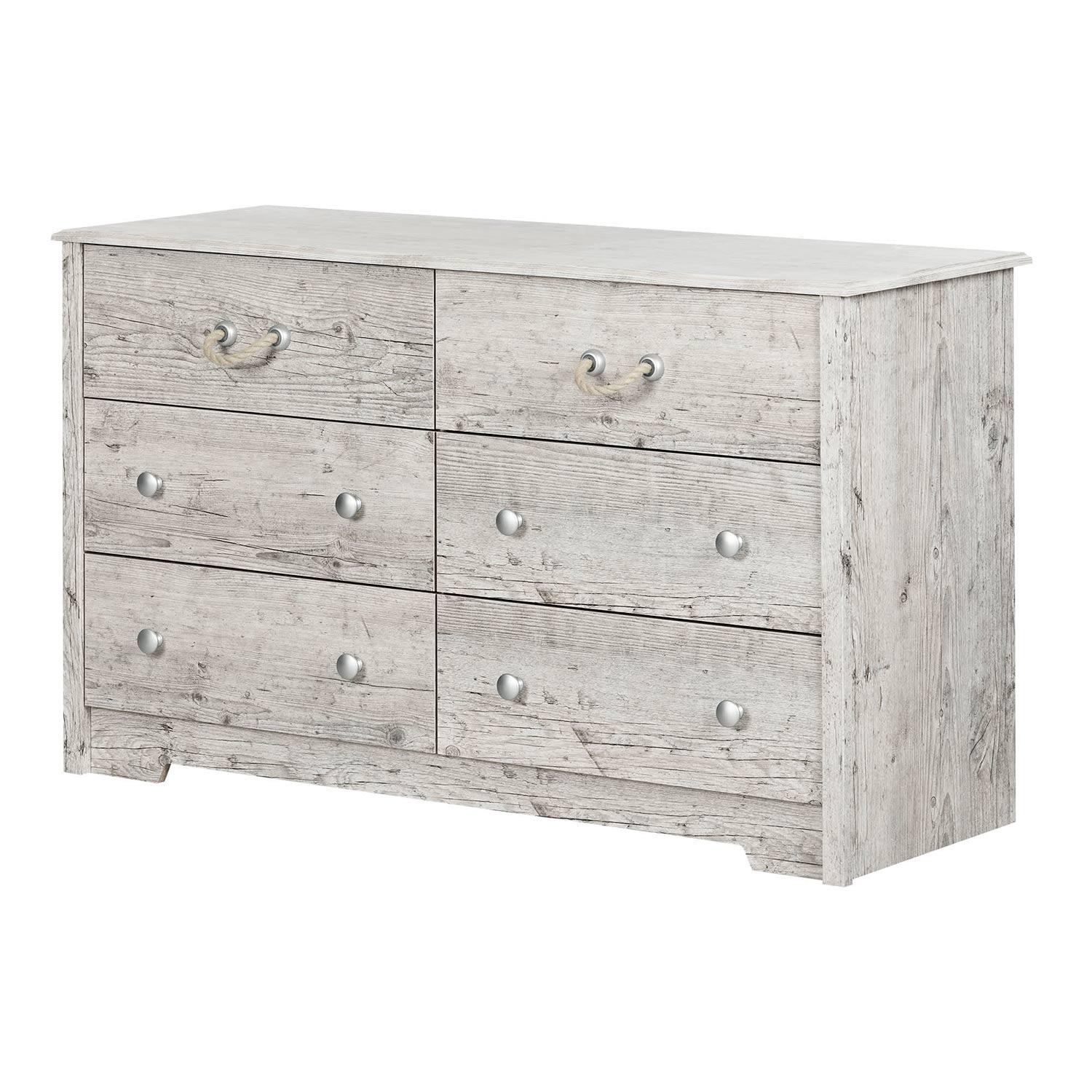 Aviron 6-Drawer Double Dresser Seaside Pine