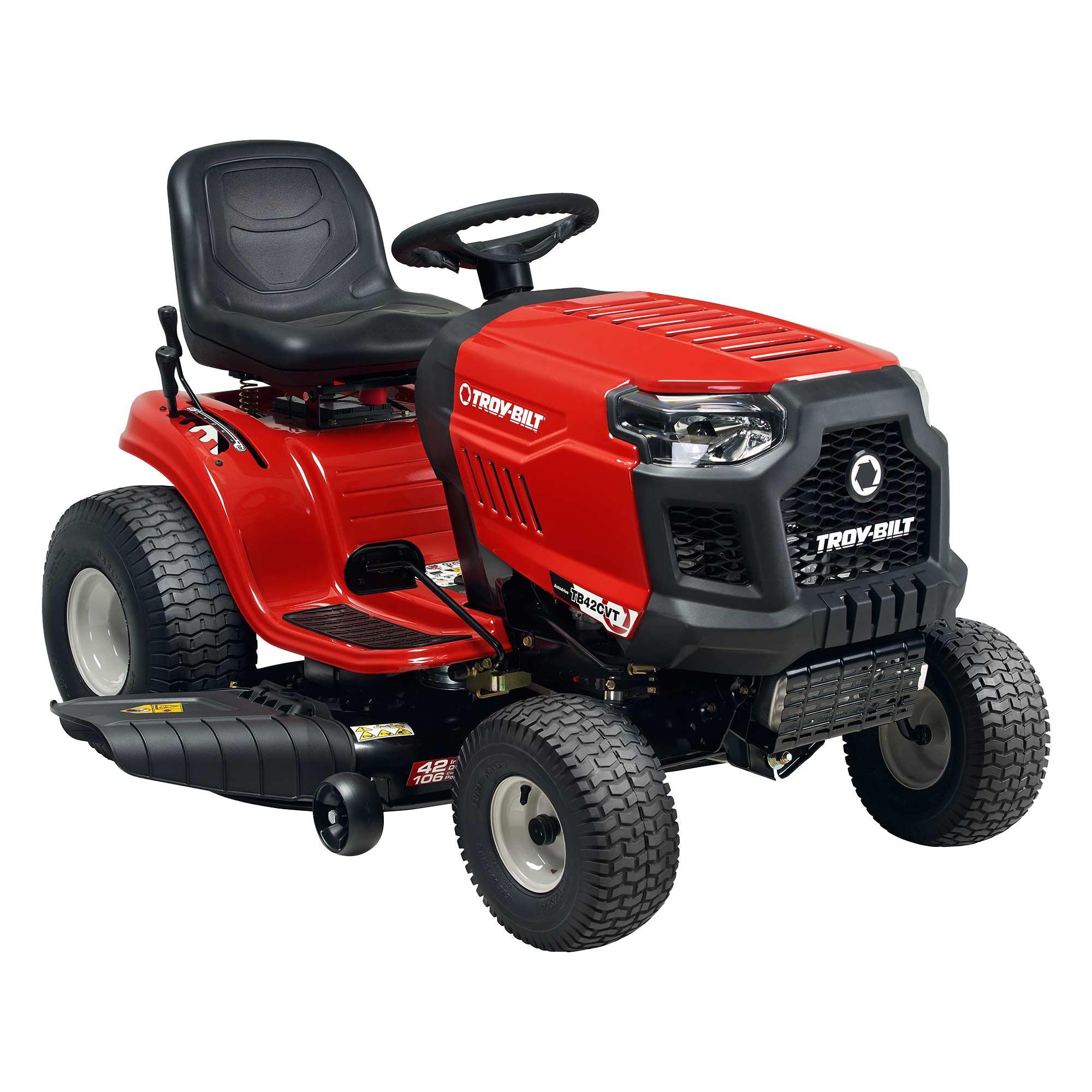 Tracteur de pelouse Briggs 42 po 15,5 HP Troy-Bilt