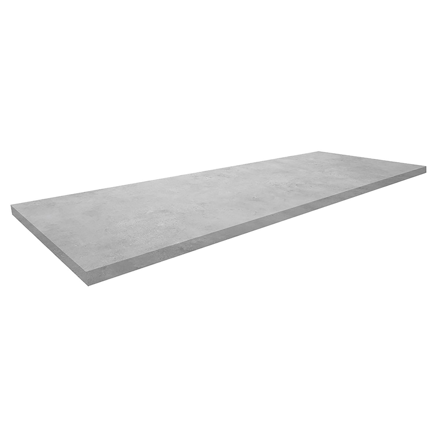 96" BL Stretta Concrete Square Laminate Worktop