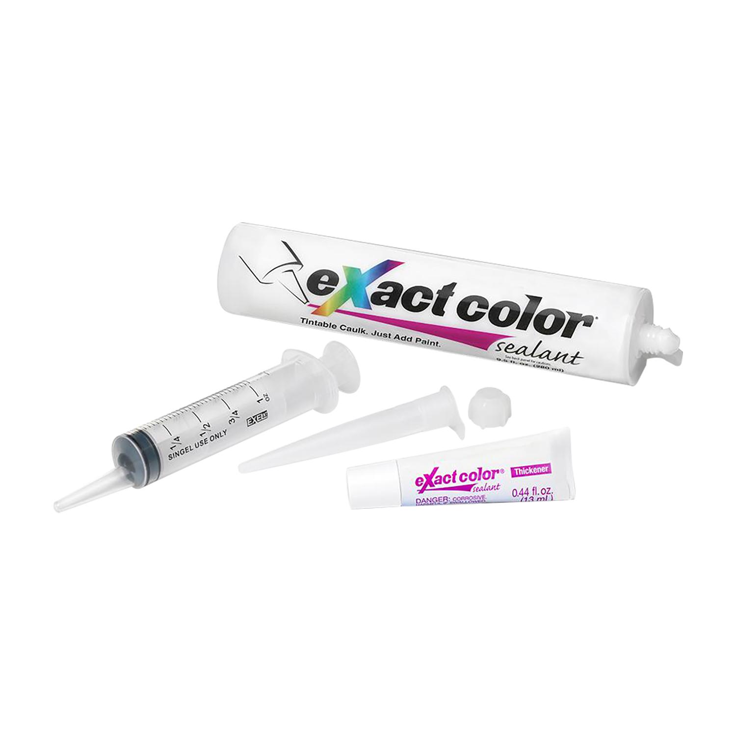 Exact Colour Sealant Caulking Sashco Kit