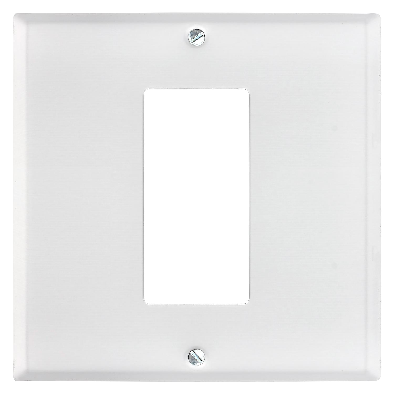 Razor White GFCI 1 Gang Wallplate