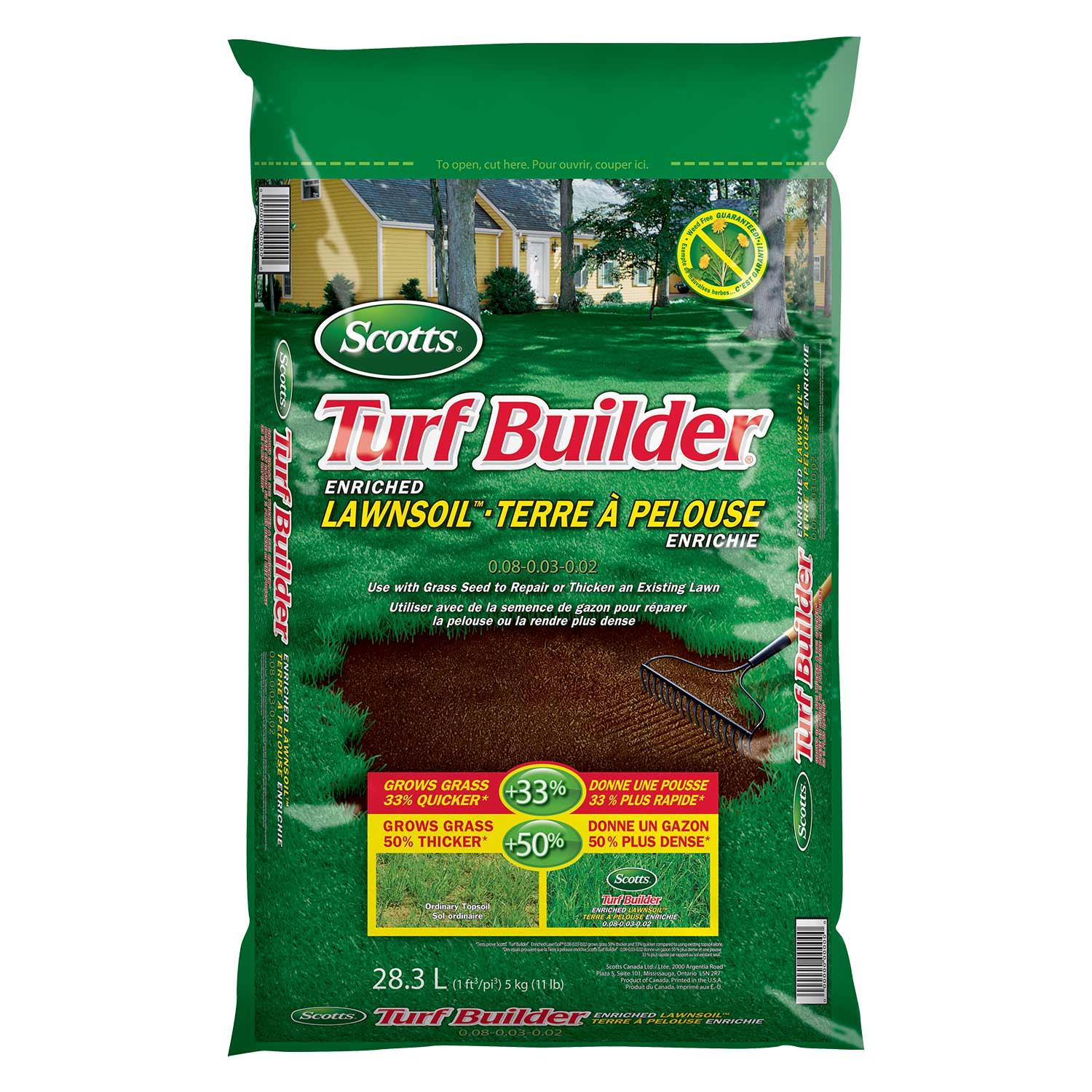 Turf Builder Enriched Lawnsoil 28.3L