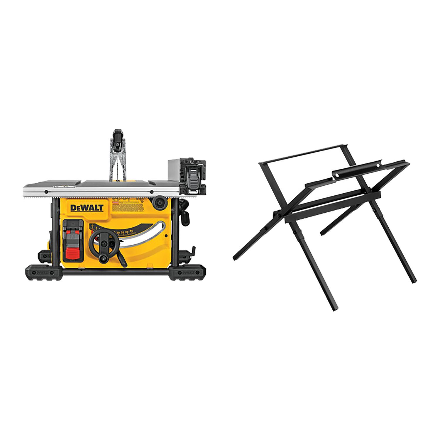 8-1/4" Compact Jobsite Table Saw And Stand