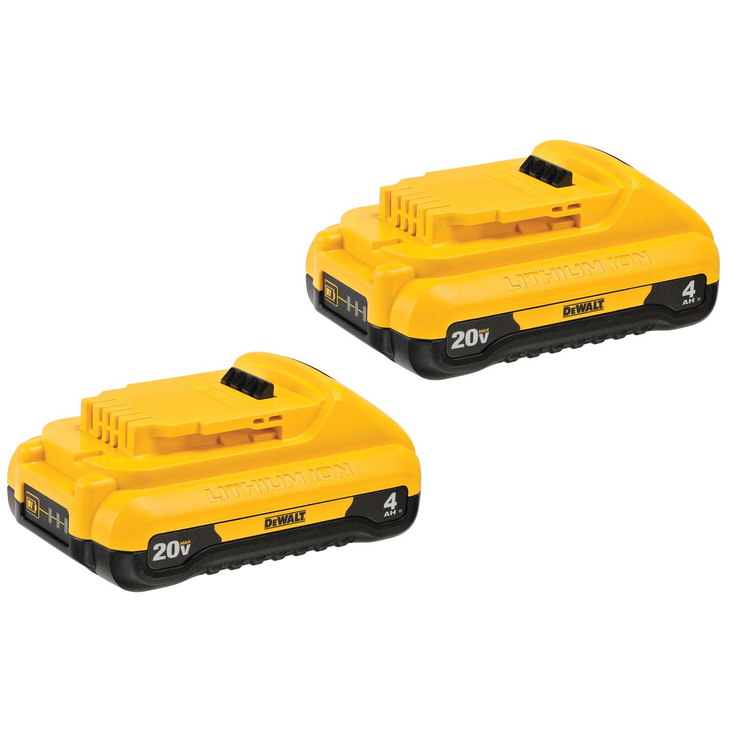 20V Max Li-Ion Compact 4.0 Ah Battery-2/Pack
