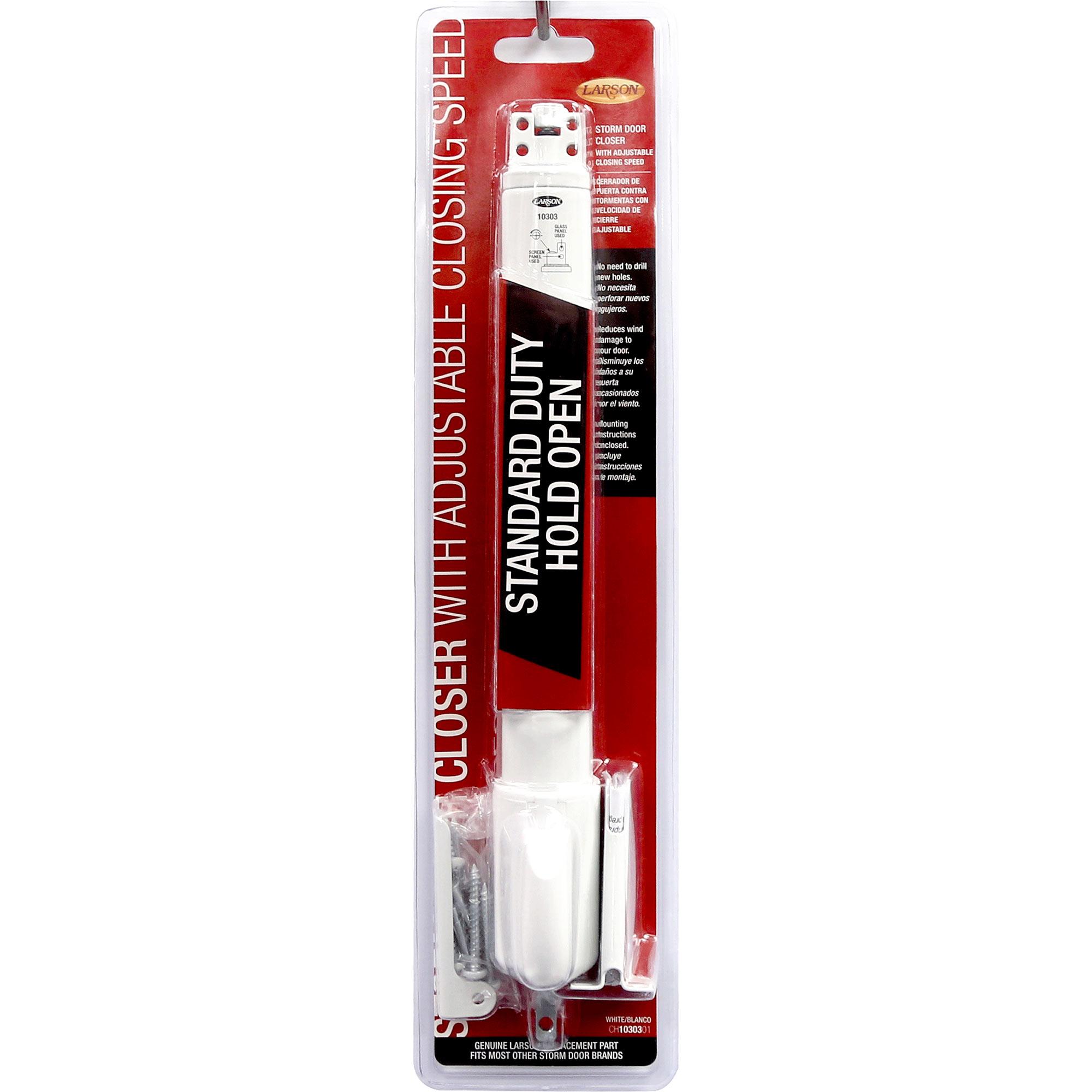 Standard Duty Closer With Hold Open-White
