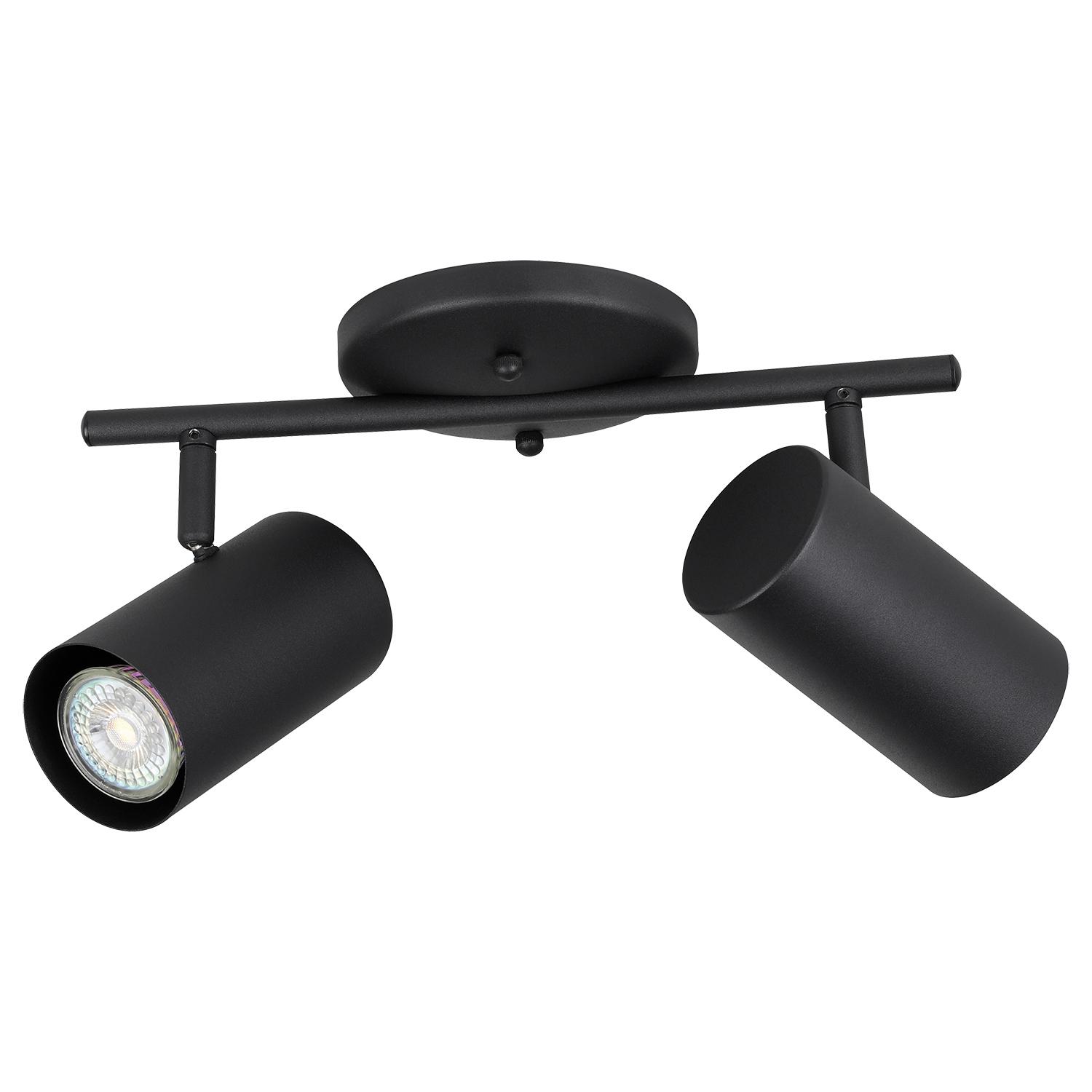 Calloway 2-Light Black Track Fixture