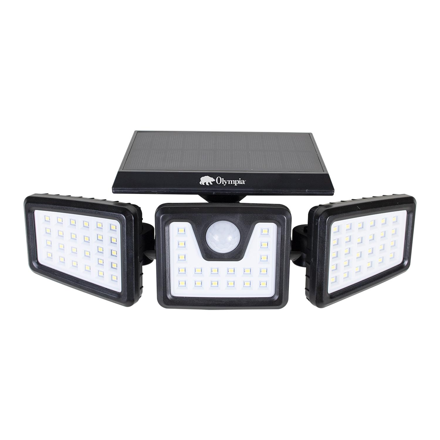 Adjustable 3-Head 300 Lumen Solar Light