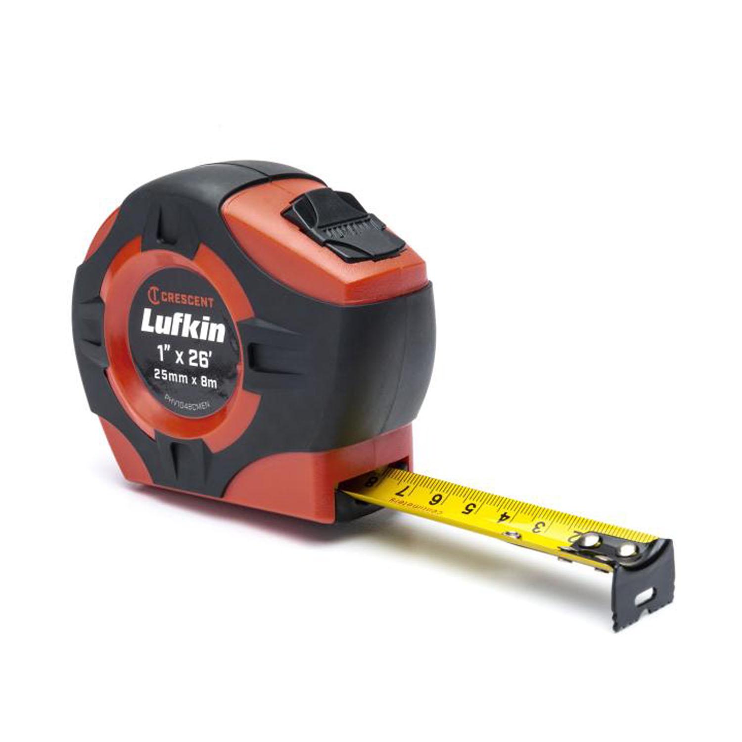 1" x 26' Hi-Viz Orange Tape Measure