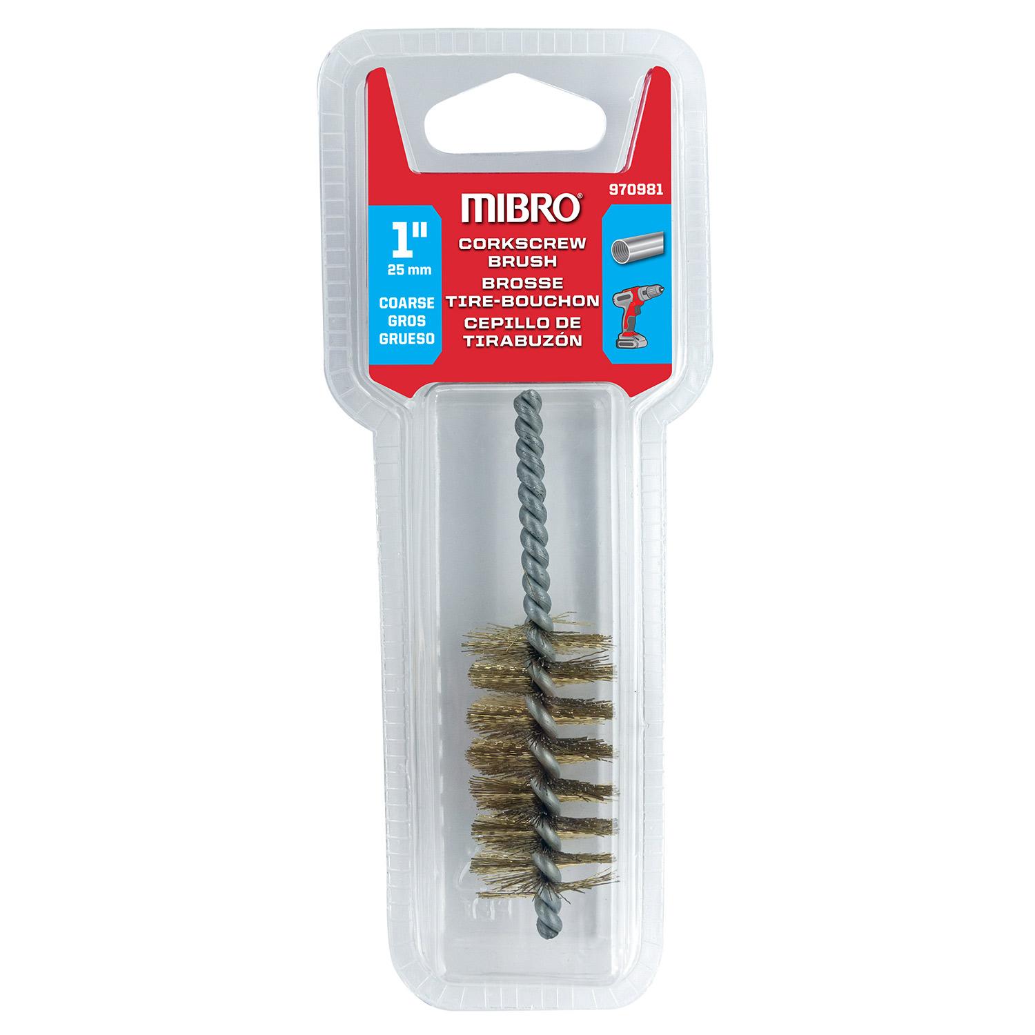 1" Brass Coated Steel Tube Brush