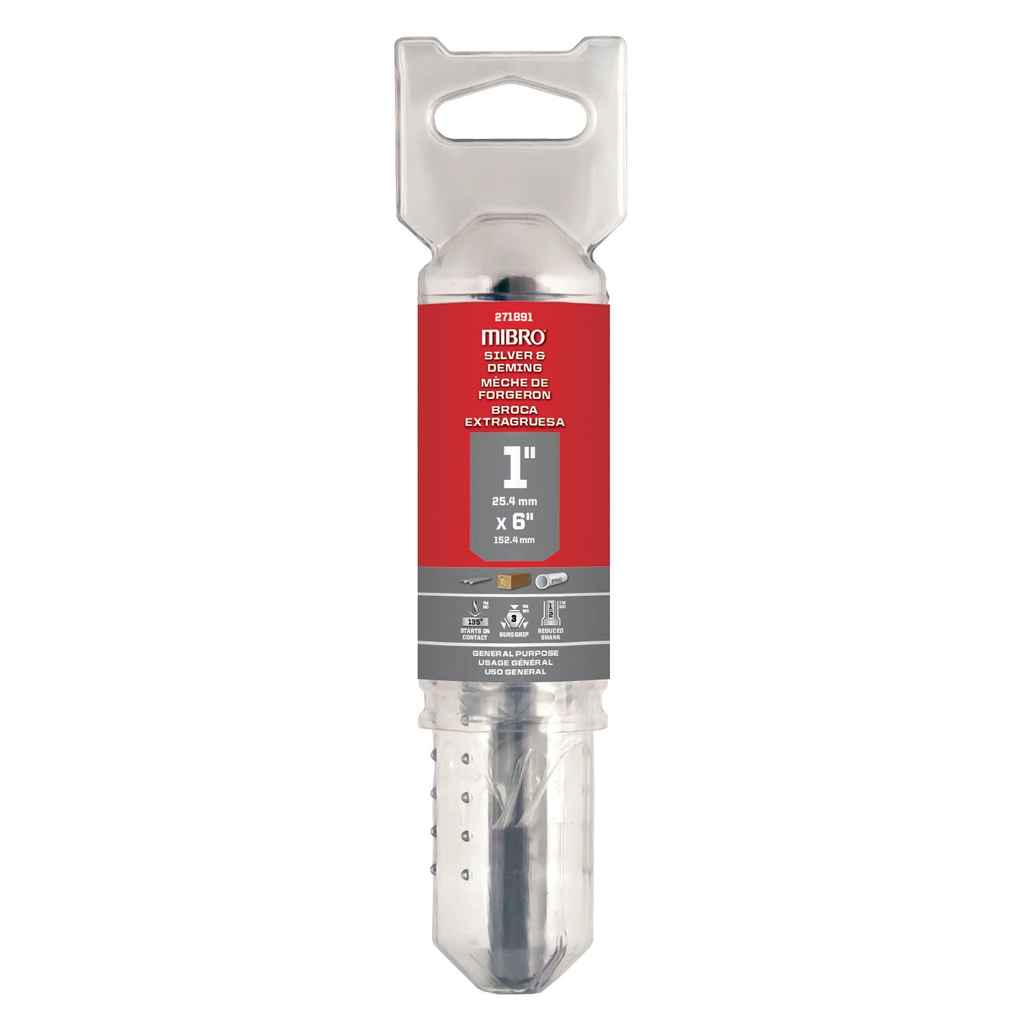 Mèche Silver & Deming en acier rapide 1 x 6 po