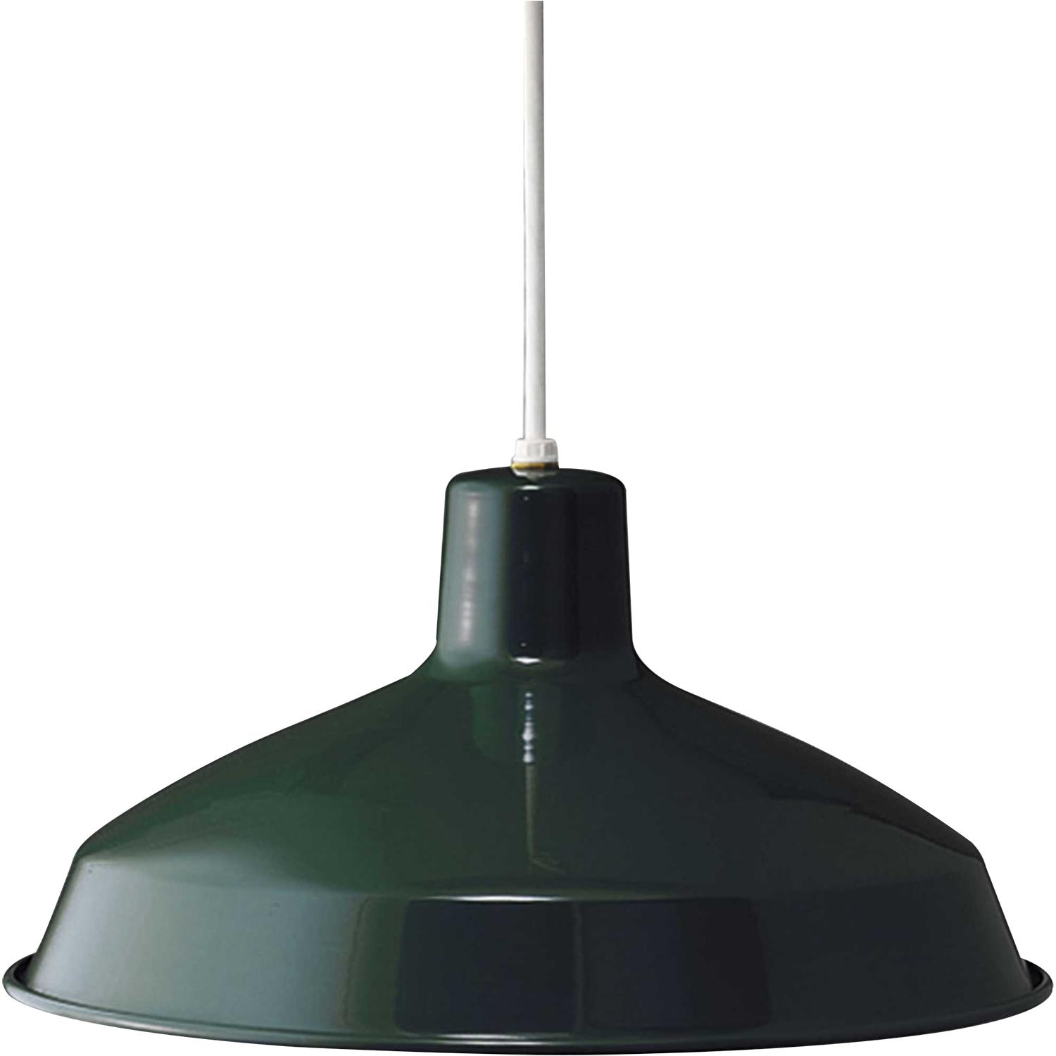 Warehouse 16" Dark Green Pendant
