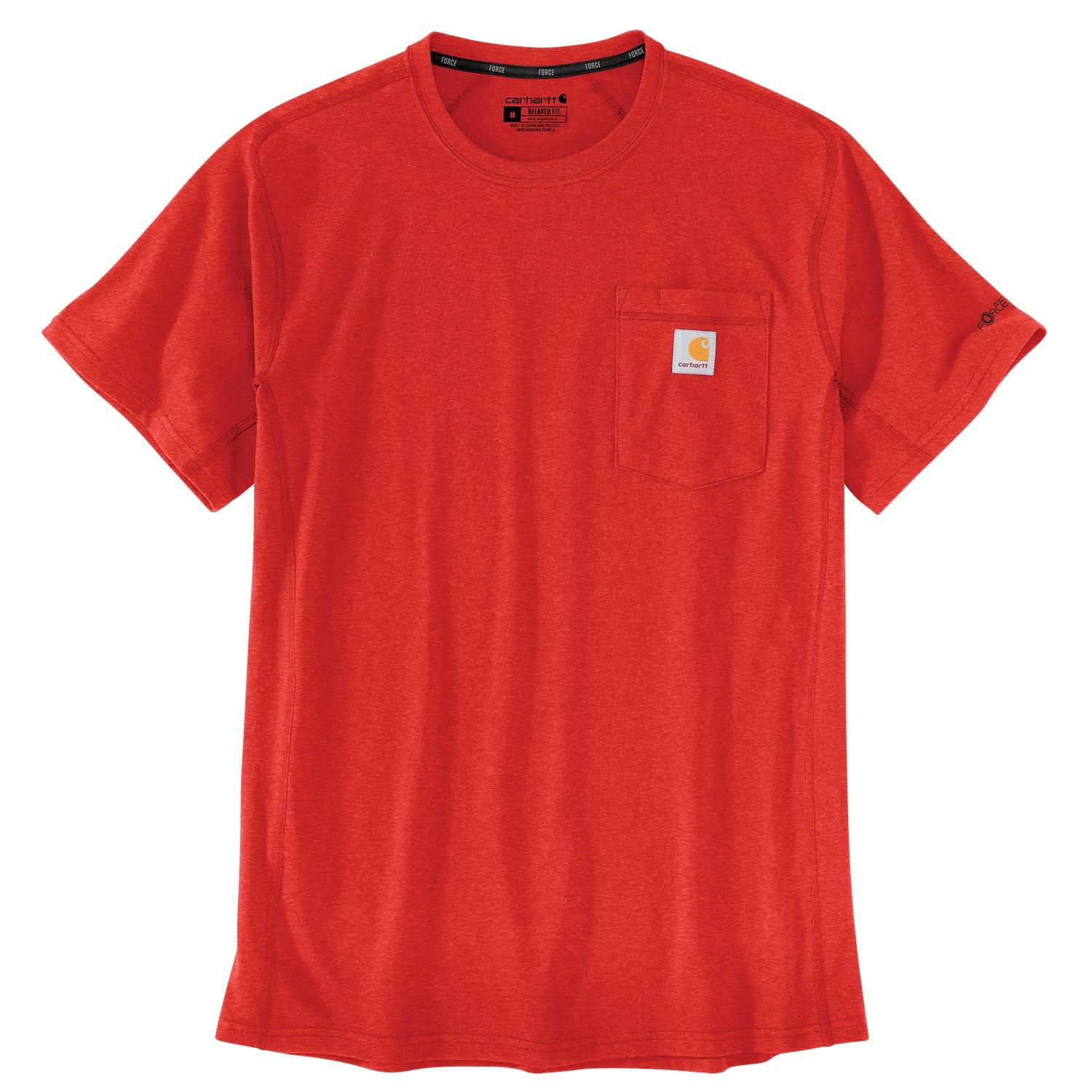 Force Relax Fit Short Sleeve Pocket T-Shirt Red Barn-2XL